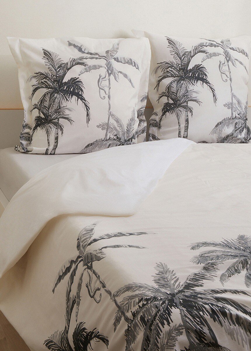 La housse de couette imprimé tropical