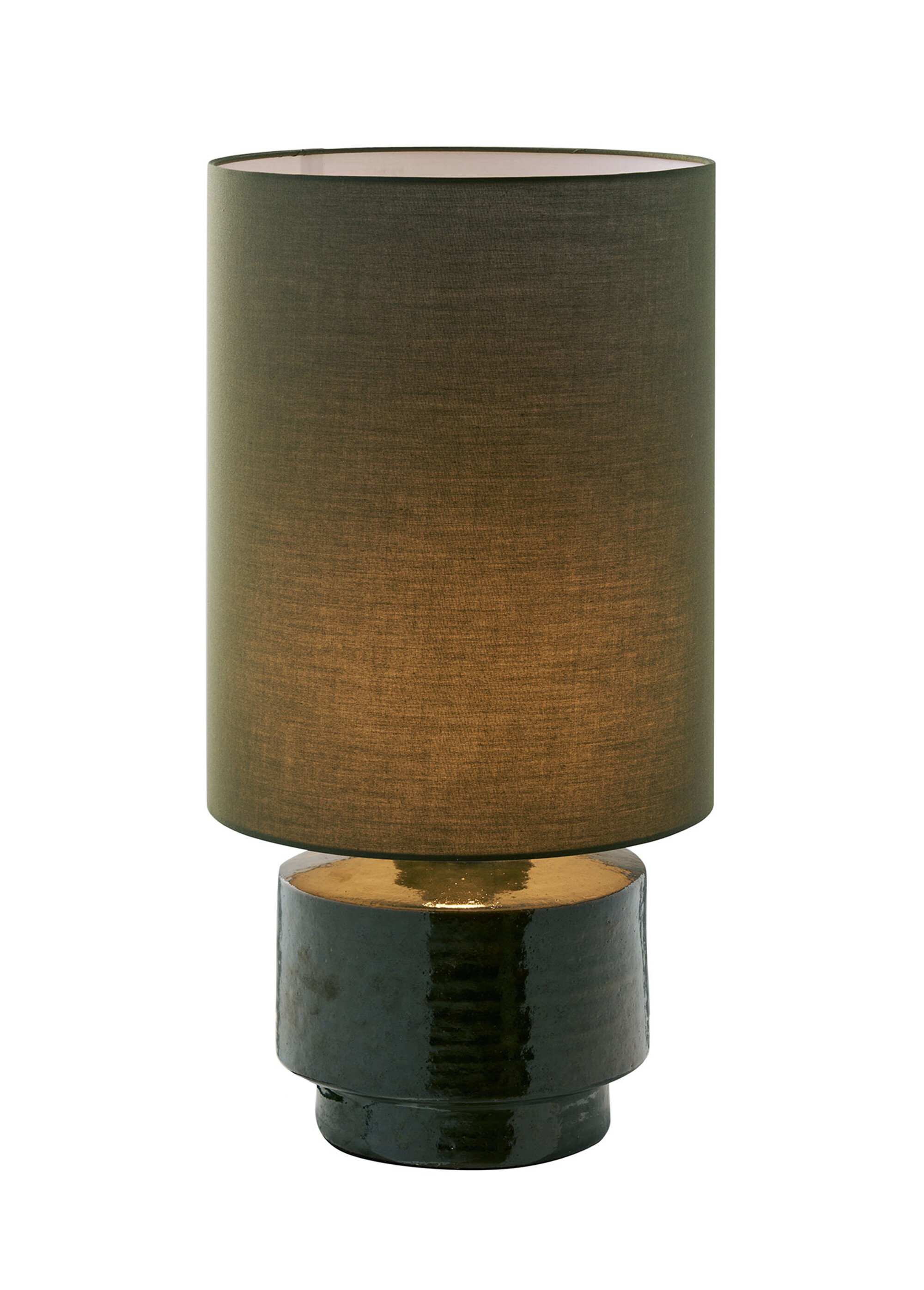 Lampe à poser pied en grès SIBSEY VERT HN-6450009 DE1