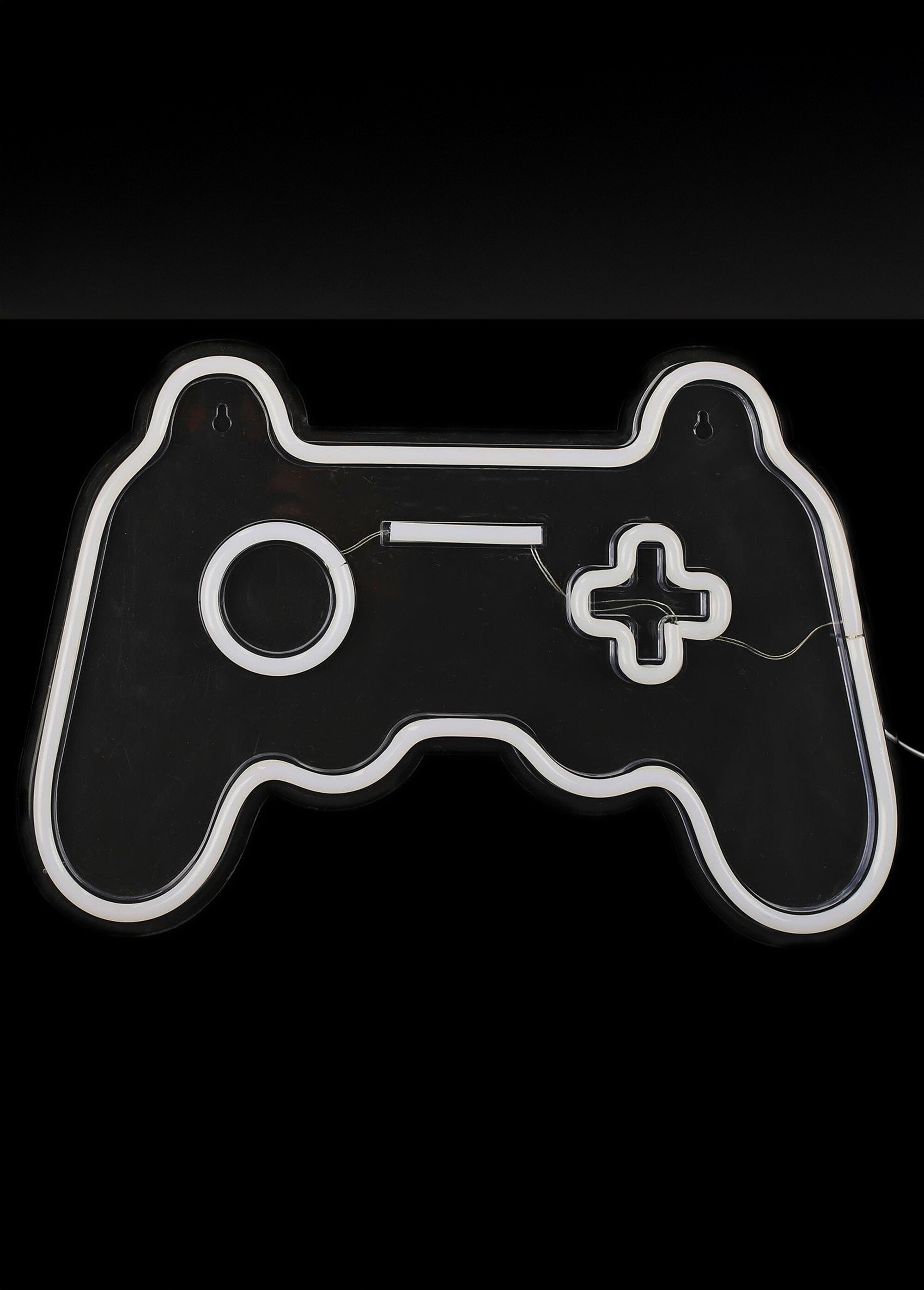 Lampe LED effet néon, manette jeu Rouge CMP-LA10488 DE2