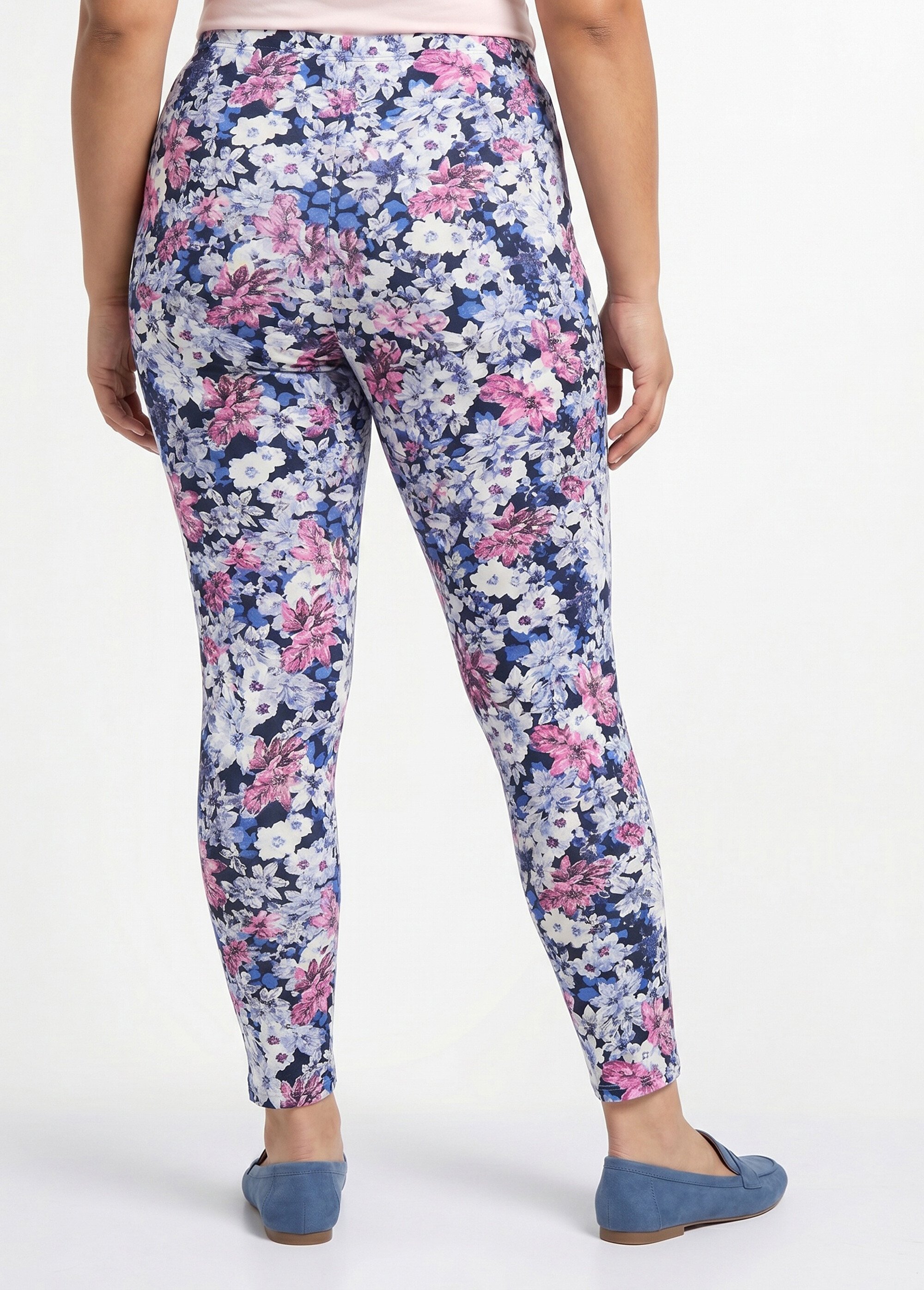 Legging imprimé ceinture élastiquée