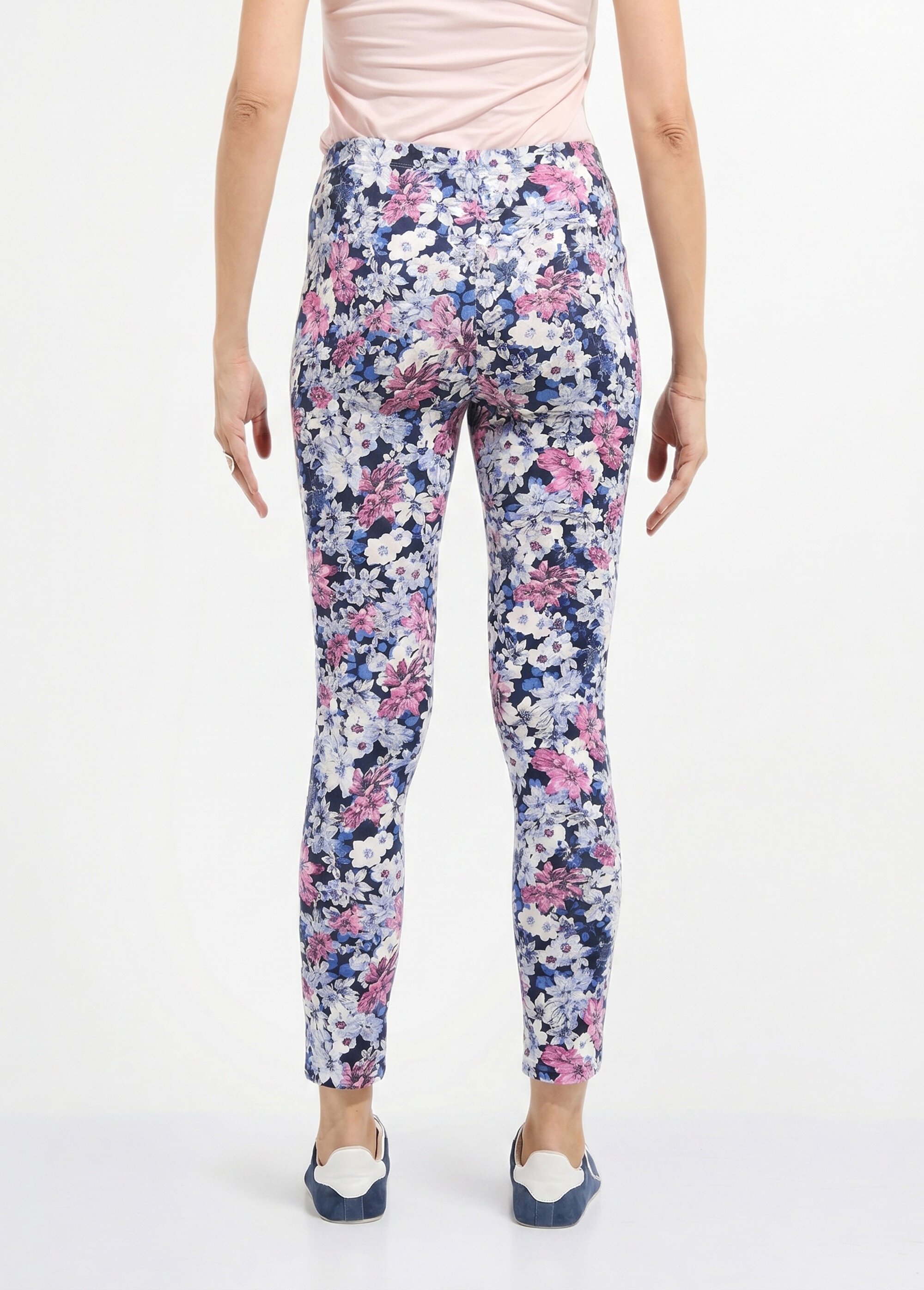 Legging imprimé ceinture élastiquée Femme Bleu NEALA DO1