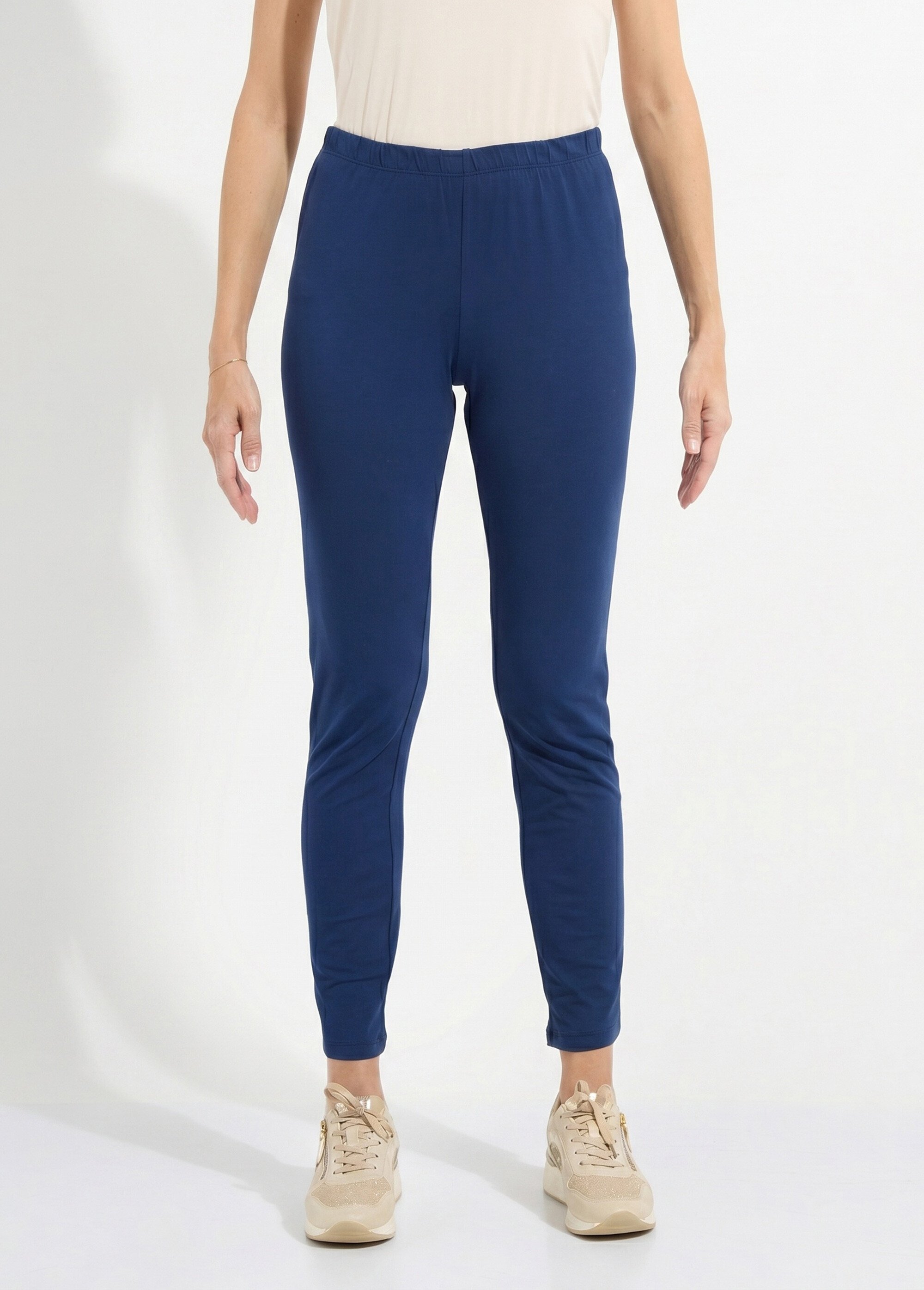 Legging imprimé ceinture élastiquée Femme Bleu NEALA FA1