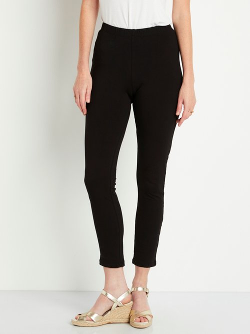 Legging imprimé ceinture élastiquée Femme Noir NEALA FA2