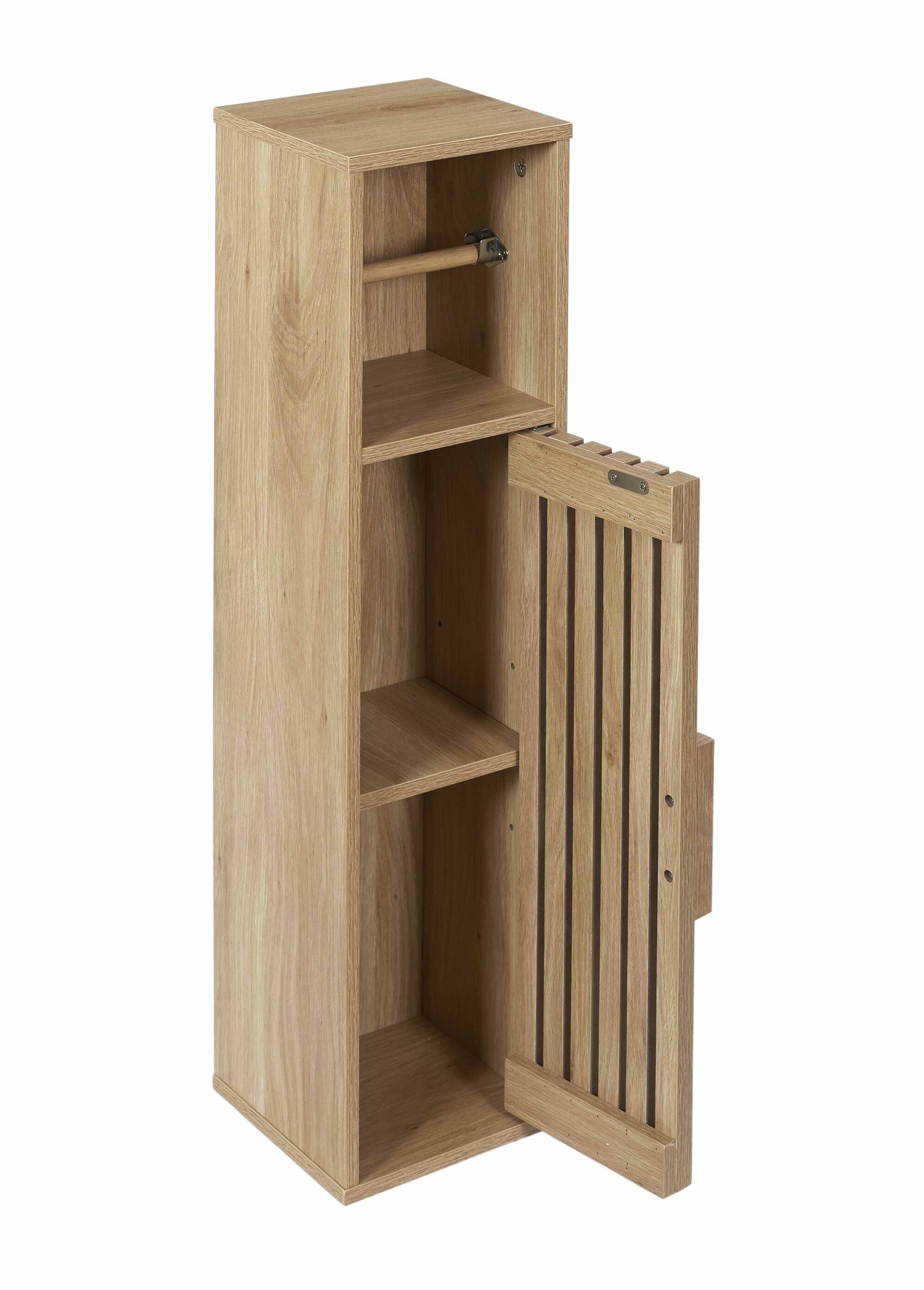 Meuble dérouleur WC bois claustra MARRON CMP-HD0271 DE2