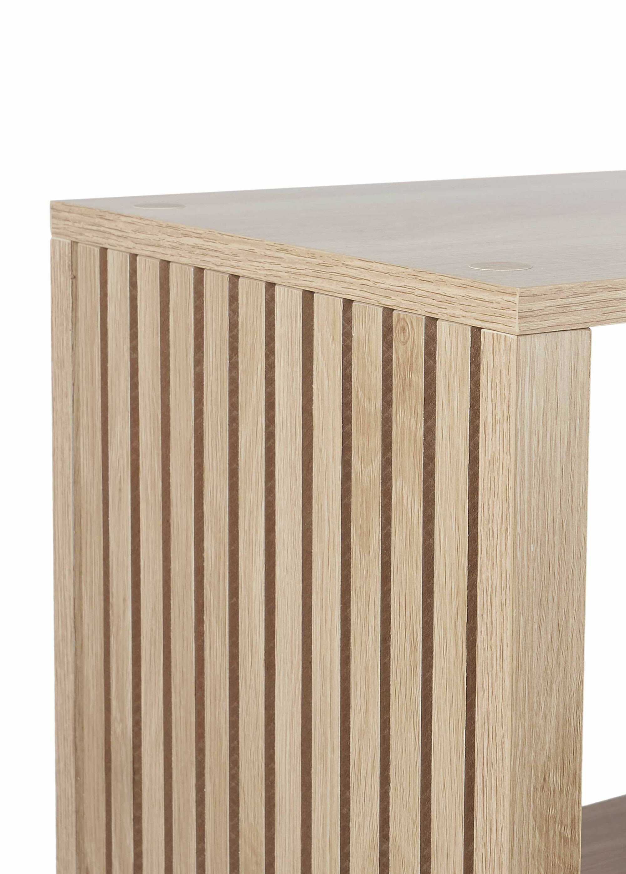 Meuble rangement 9 cases, bois claustra MARRON CMP-HD0243 DE2