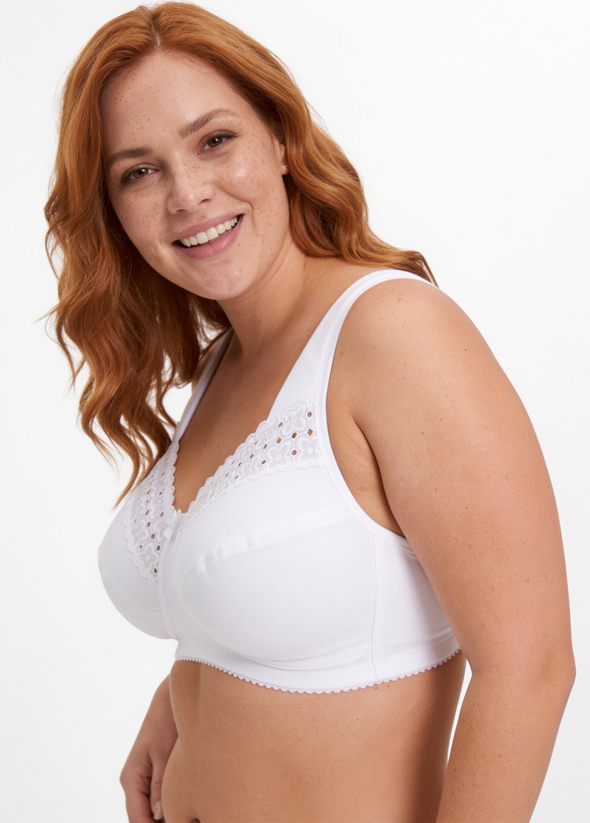 Soutien-gorge sans armatures brodé