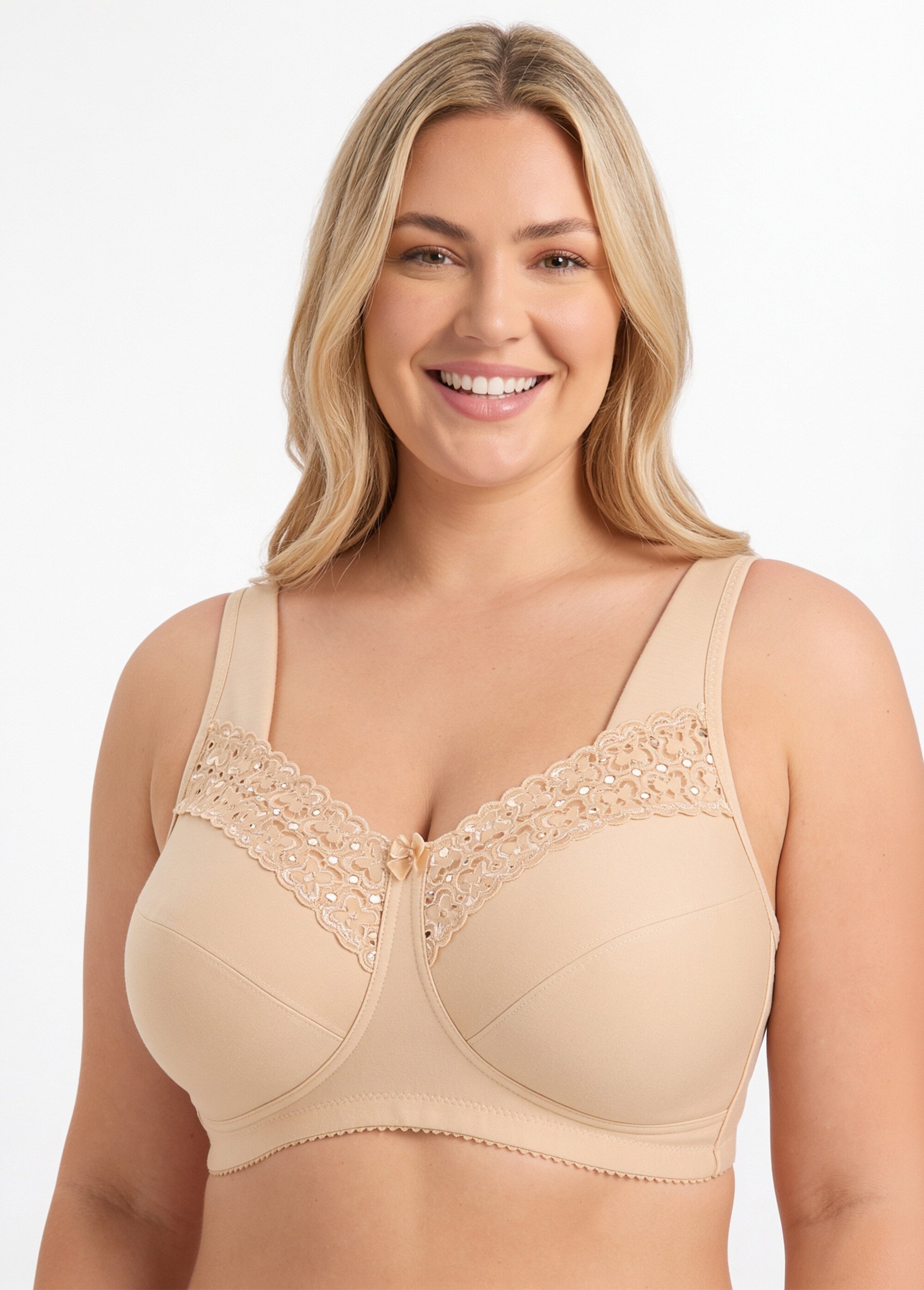 Soutien-gorge sans armatures brodé