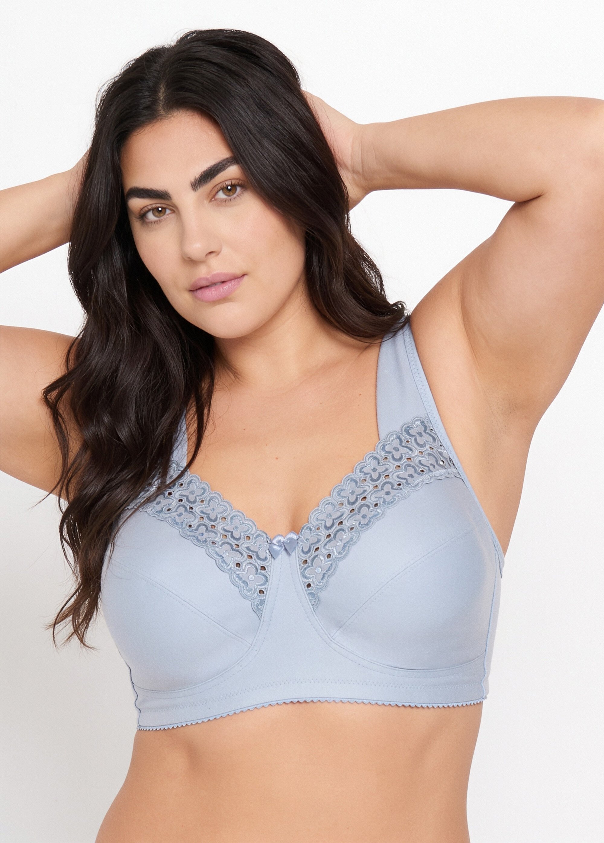 Soutien-gorge sans armatures brodé