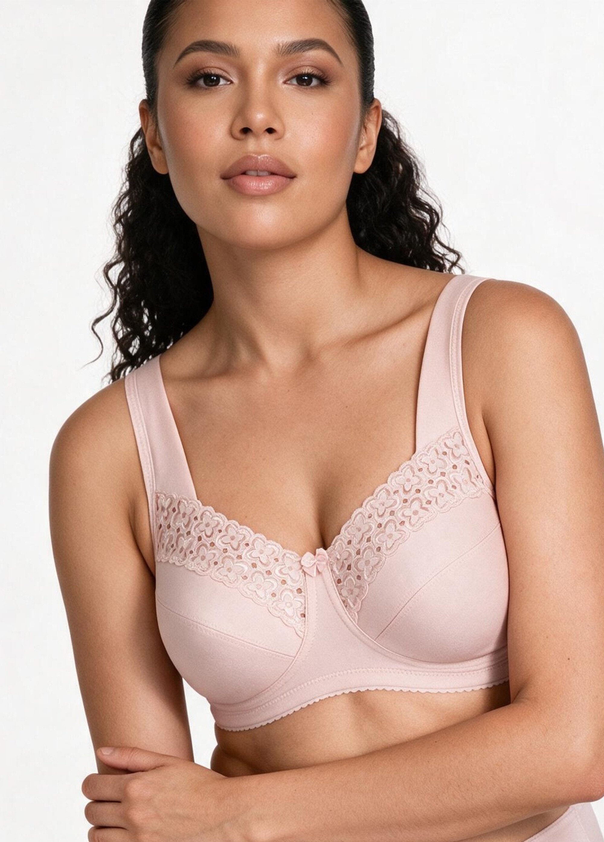 Soutien-gorge sans armatures brodé