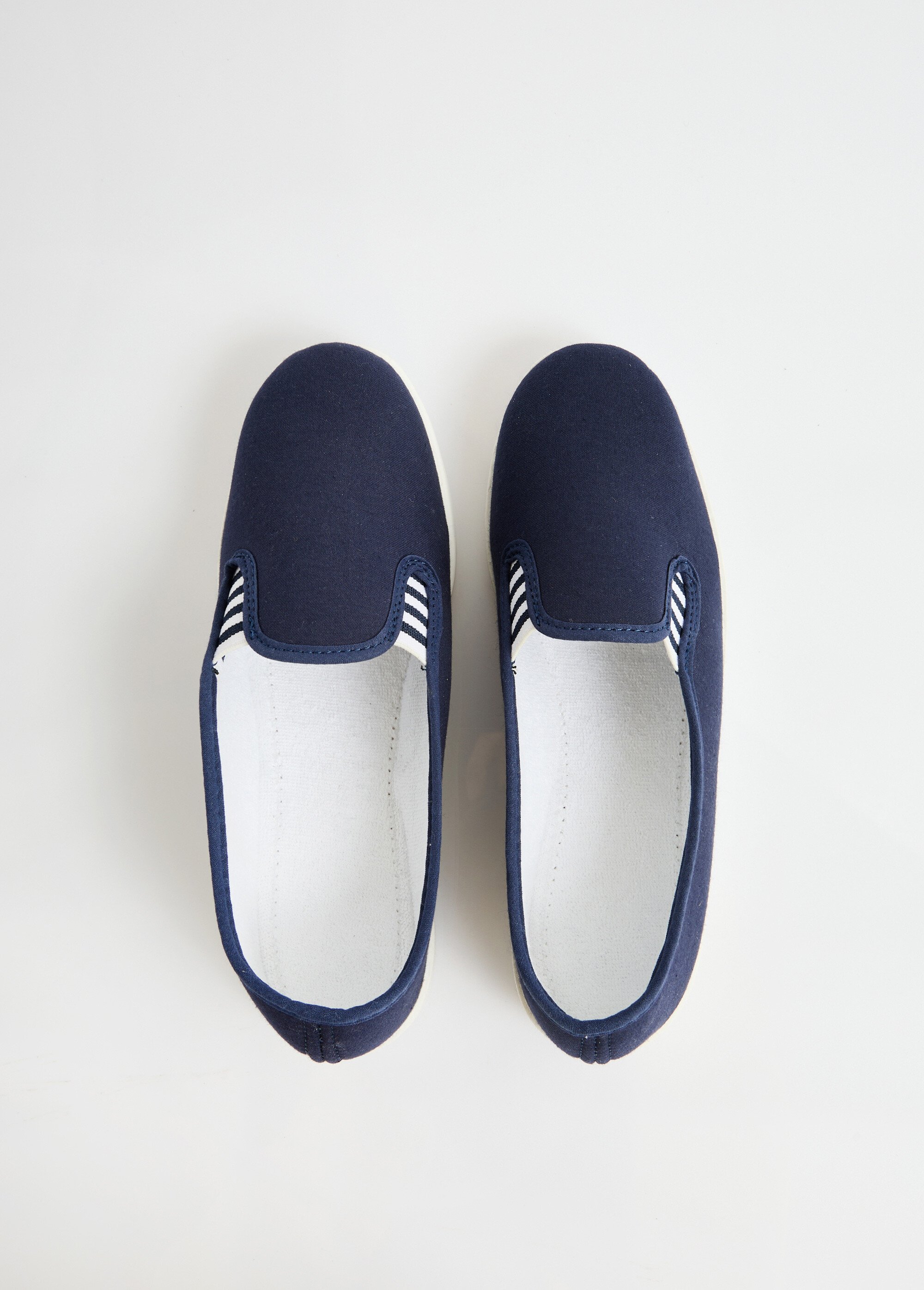 Mocassins toile largeur confort Femme Bleu OLTANIE OV1