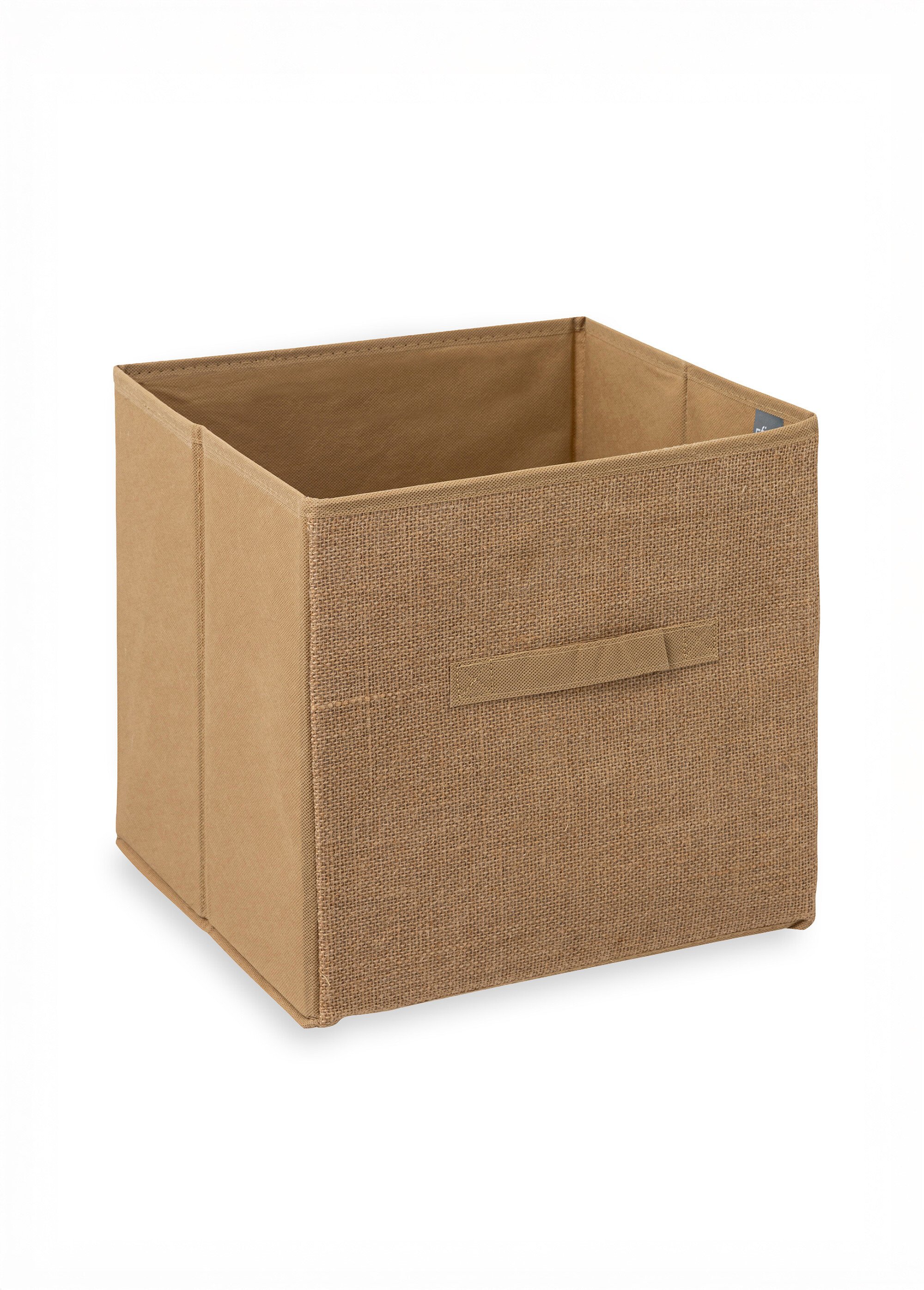 Panier de rangement en jute, 31x31cm Beige JJA-160386 FA1