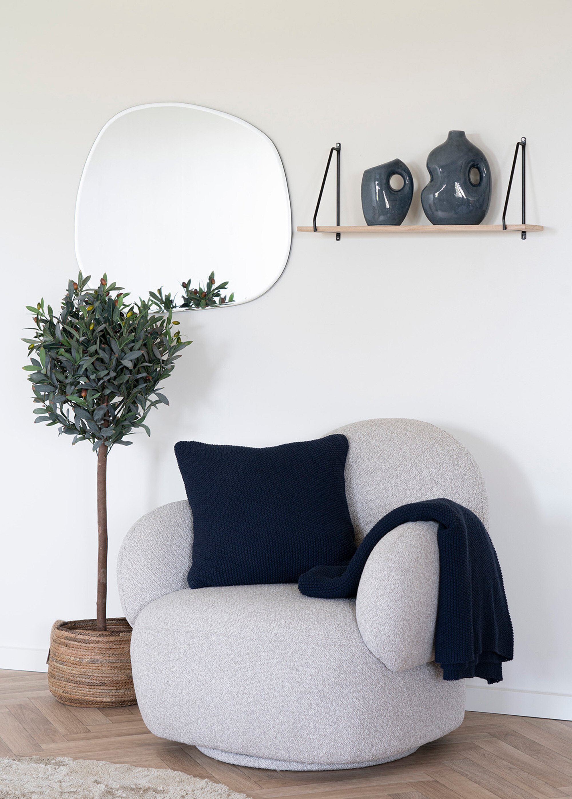 Paniers de rangement avec anses en corde Beige HN-4401561 SI2