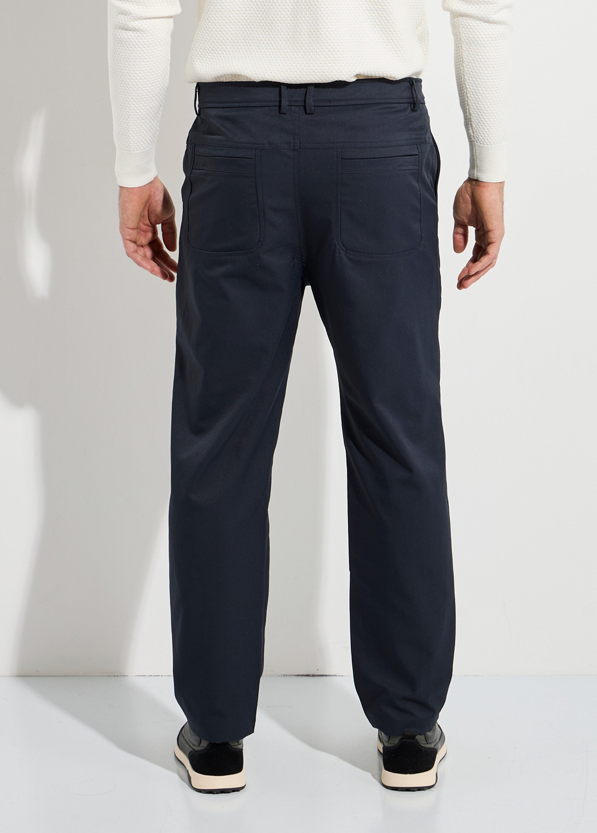 Pantalon de ville en toile stretch