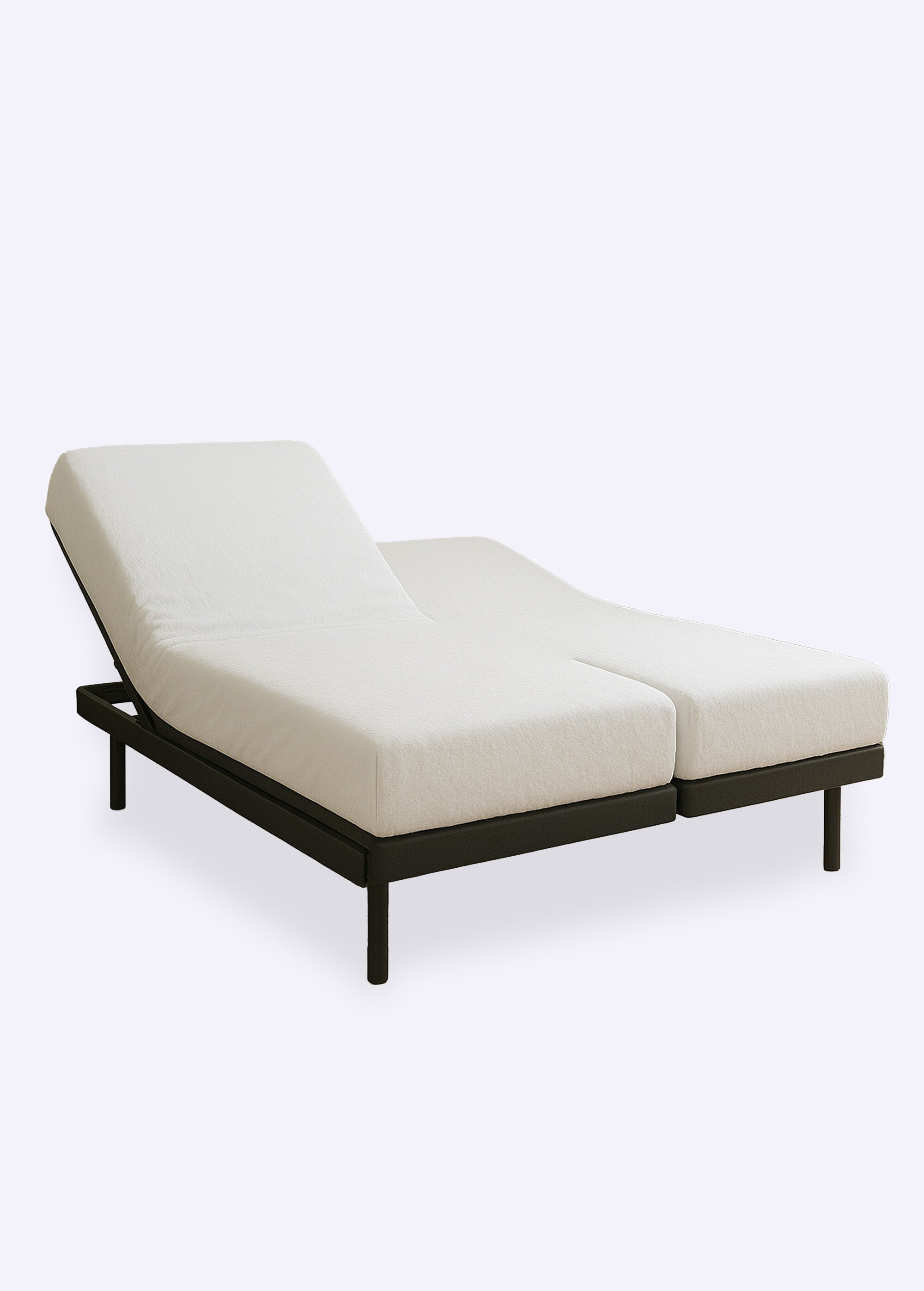 Protège-matelas literie articulée molleton absorbant forme housse Blanc REFUGE FA1