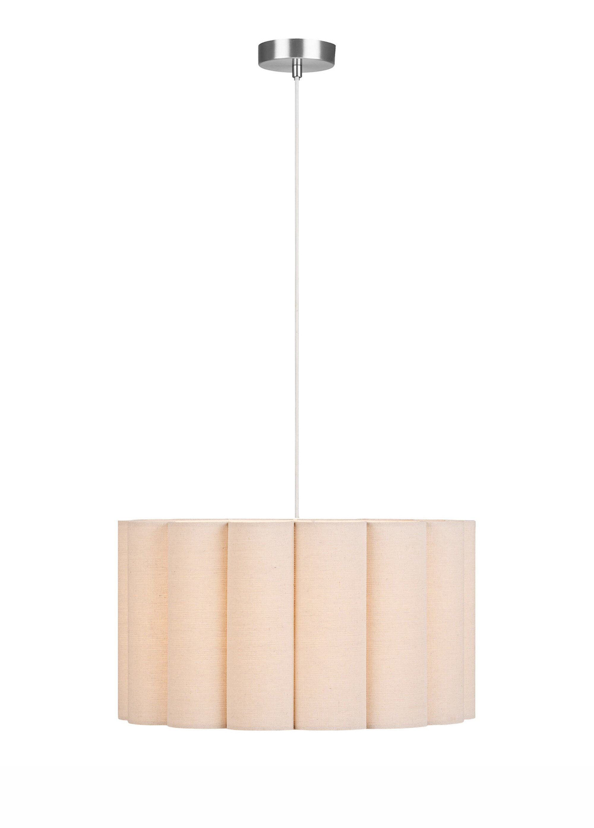 Suspension lumineuse abat-jour lin WATTON BEIGE HN-6406323 DE1