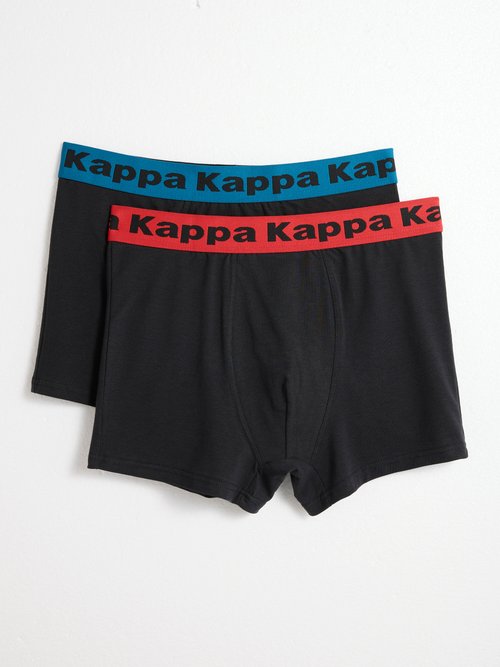 Boxers foncés ceinture colorée logo Homme Noir BEN93893330 FA1