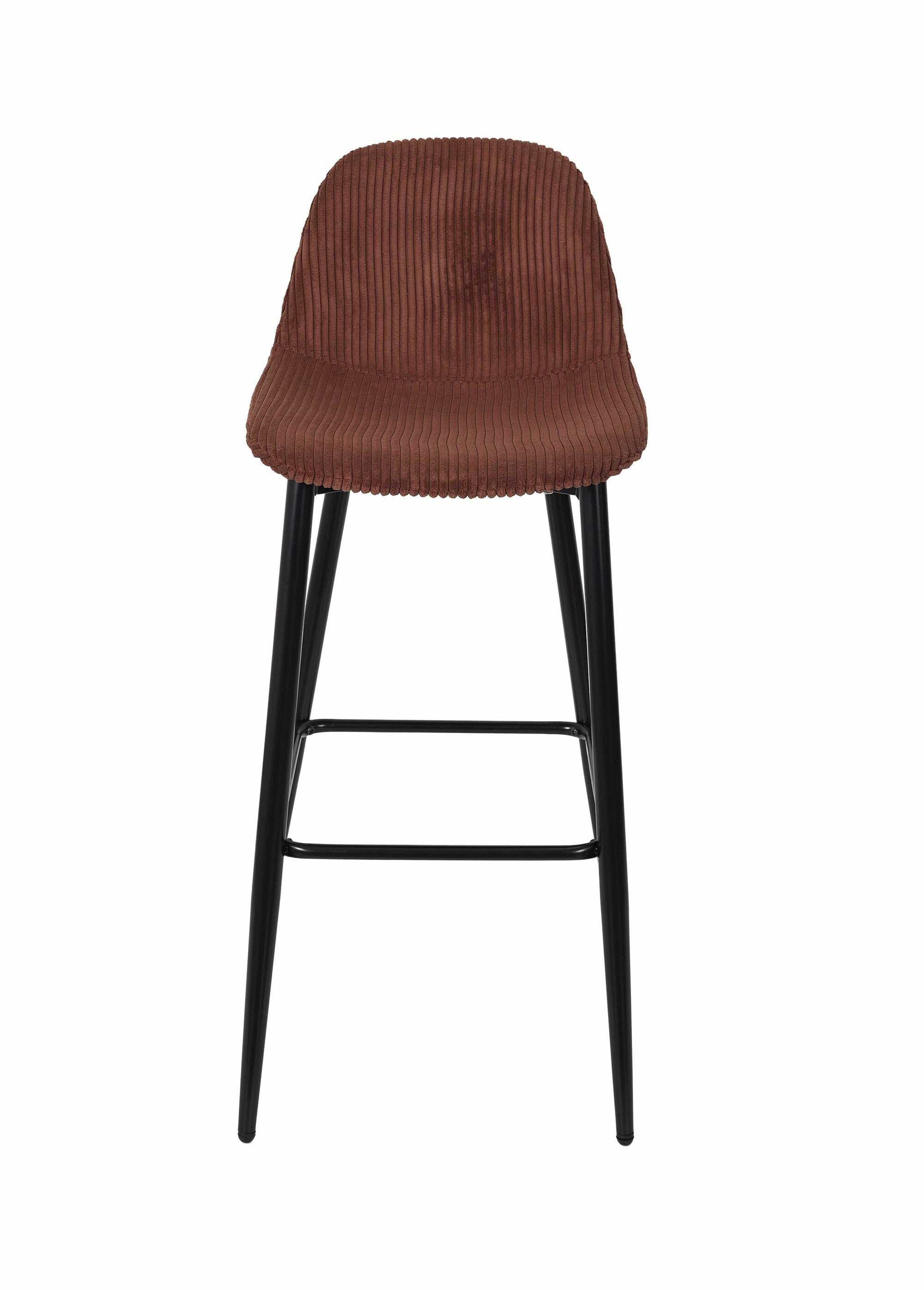 Chaises hautes de bar, velours cotelé 1T TERRA CMP-HD0283 DE1