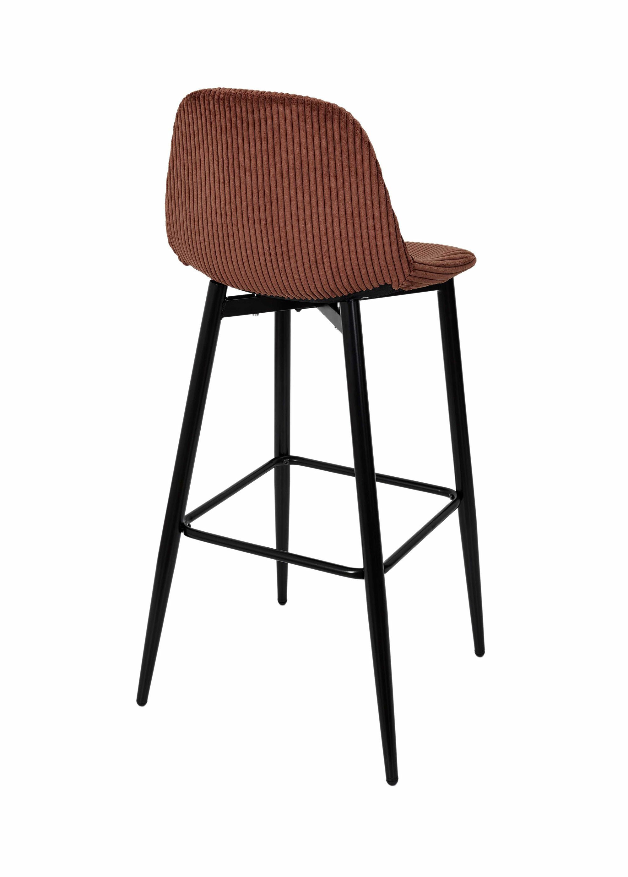 Chaises hautes de bar, velours cotelé 1T TERRA CMP-HD0283 DO1