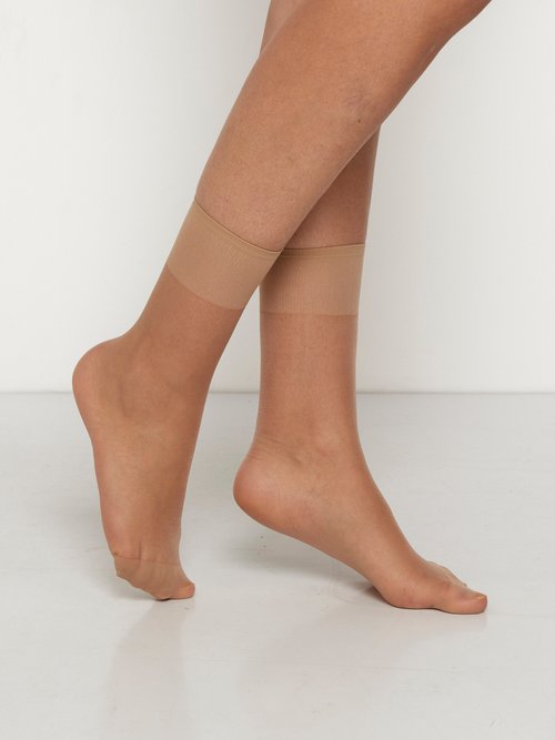 Chaussettes voile clair, 20 deniers Femme Beige BEN19891878 DR1