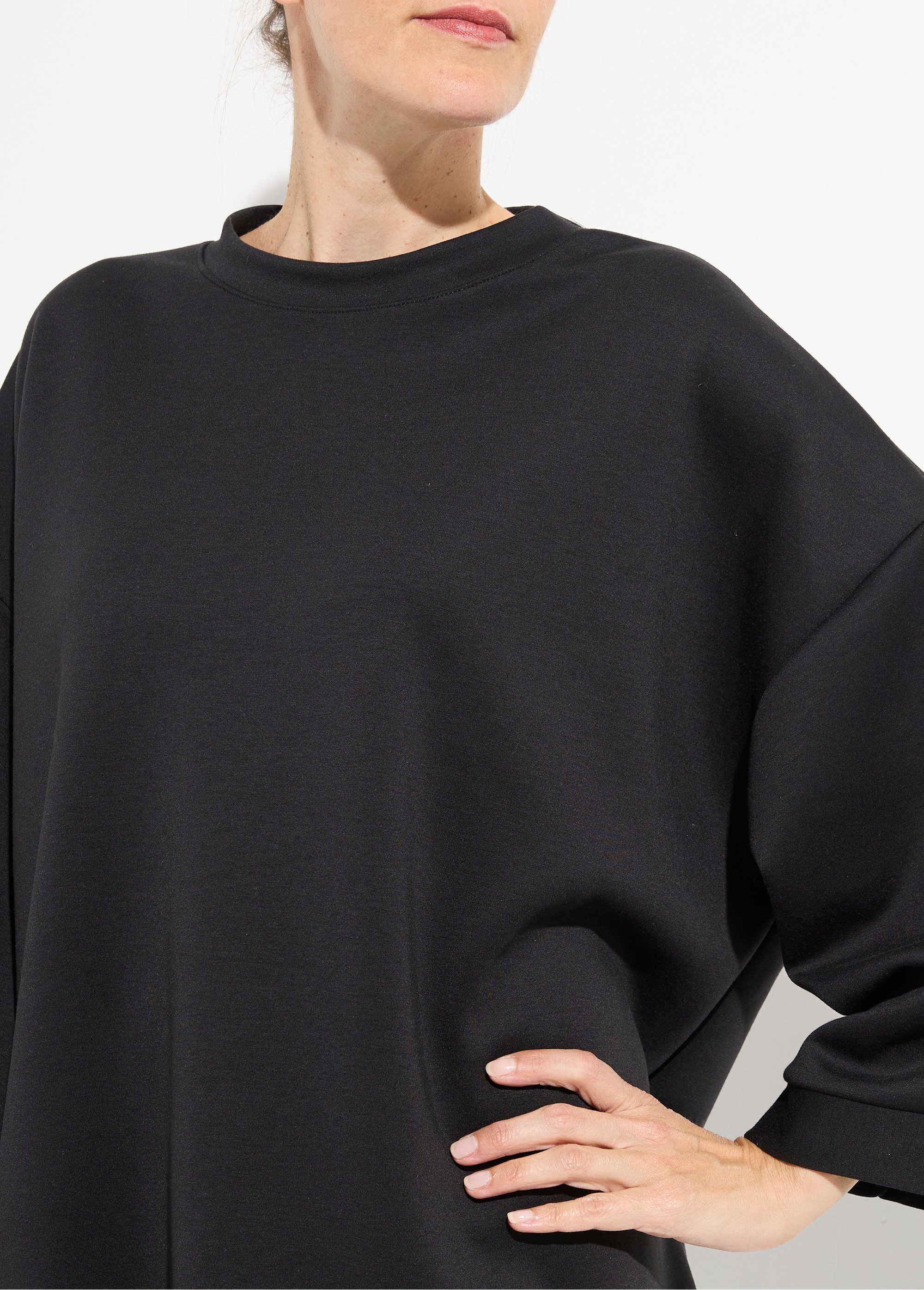 Ensemble confort 2 pièces, stretch Femme Noir MQ-4183 DE2