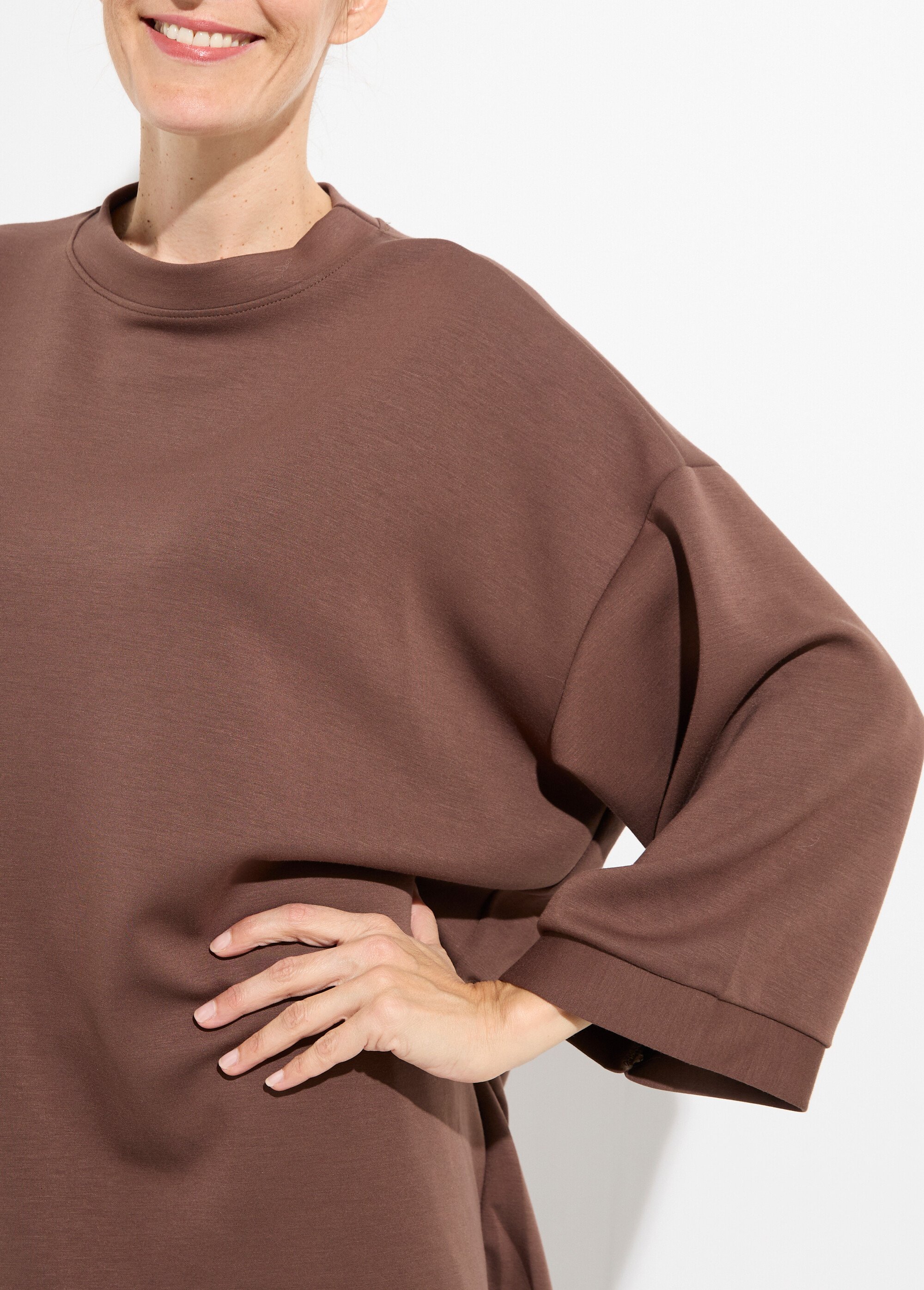 Ensemble confort 2 pièces, stretch Femme Marron MQ-4183 DE2