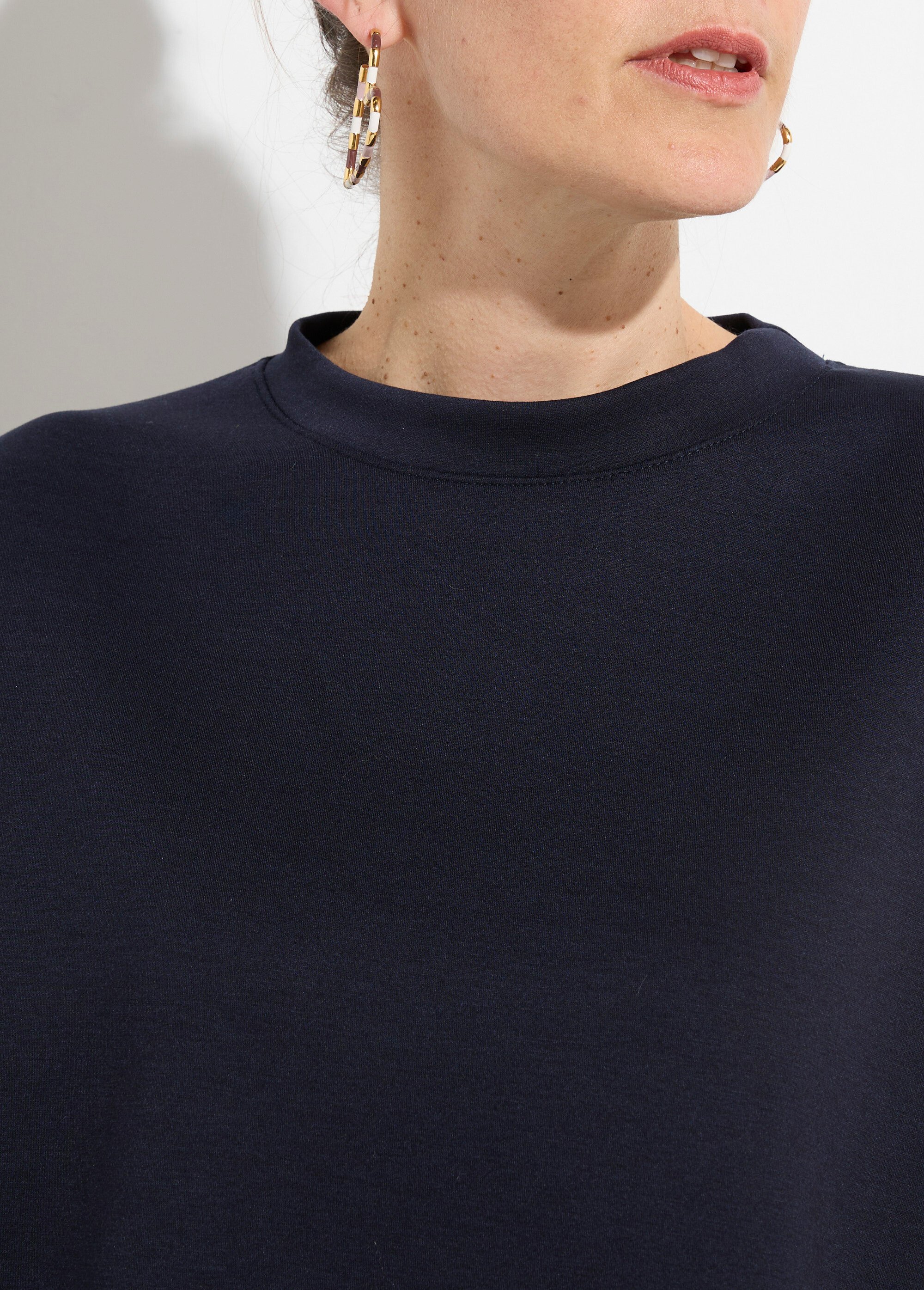 Ensemble confort 2 pièces, stretch Femme Bleu MQ-4183 DE1