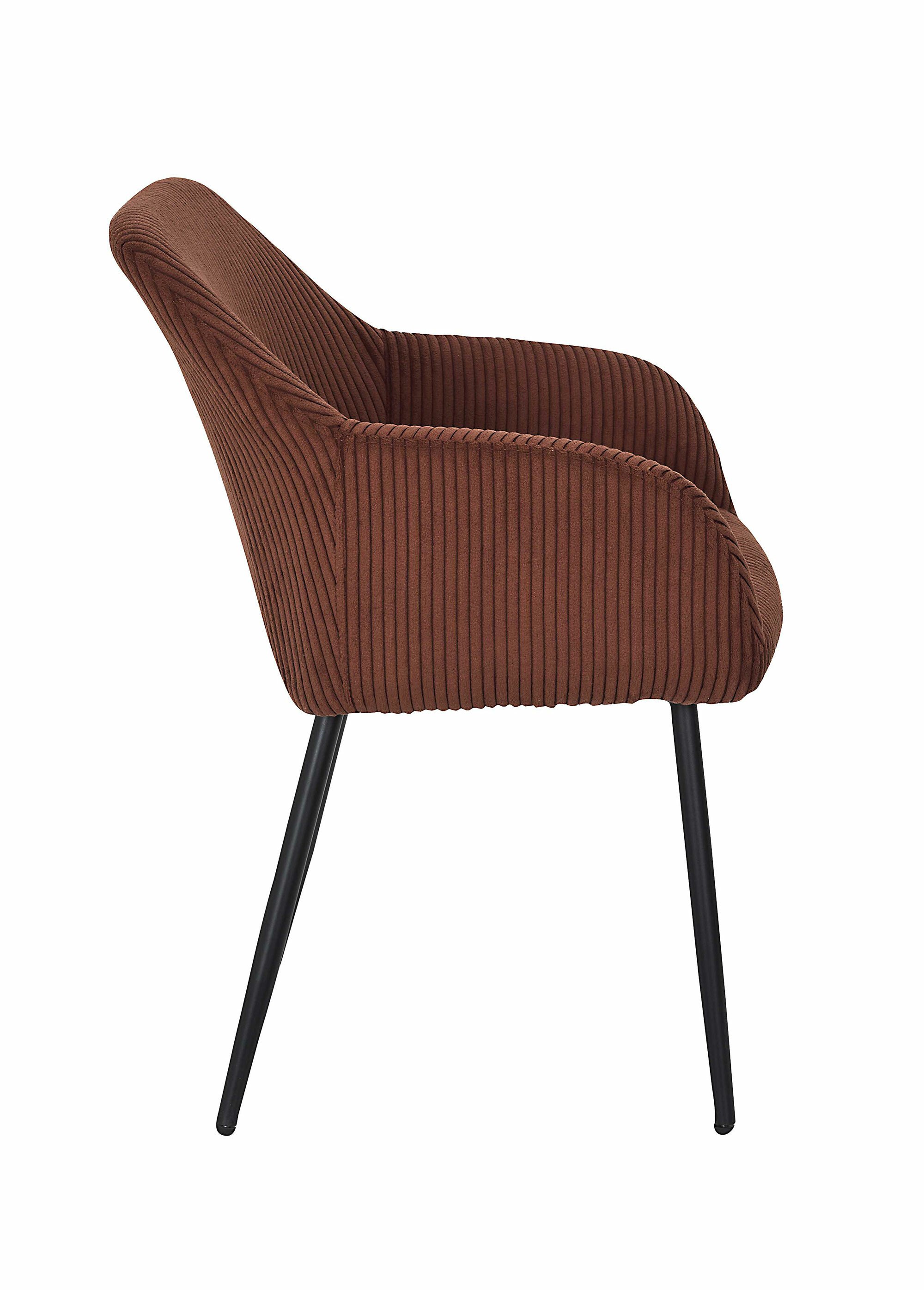 Fauteuil compact en velours cotelé, 2T TERRA CMP-HD0280 DE2