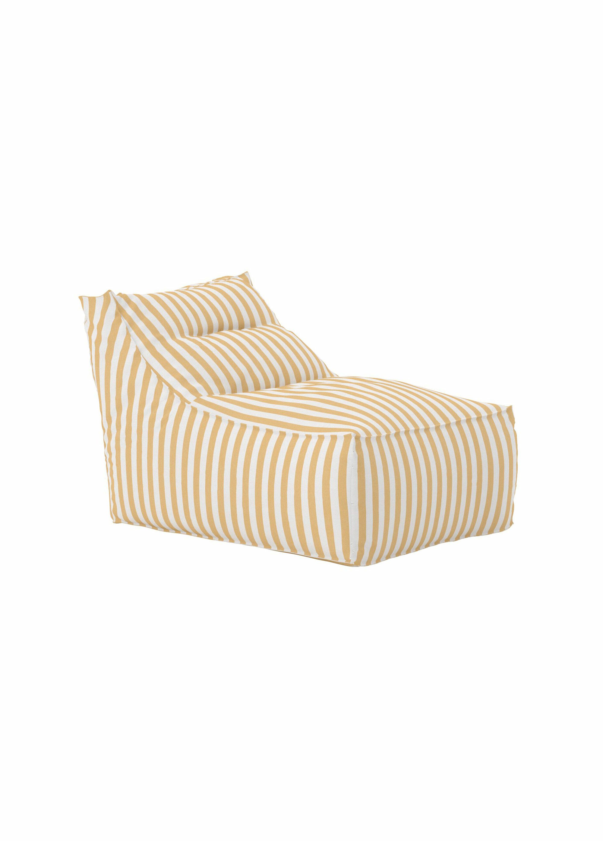 Fauteuil moelleux XXL en tissu JAUNE VEN-6171-111 FA1