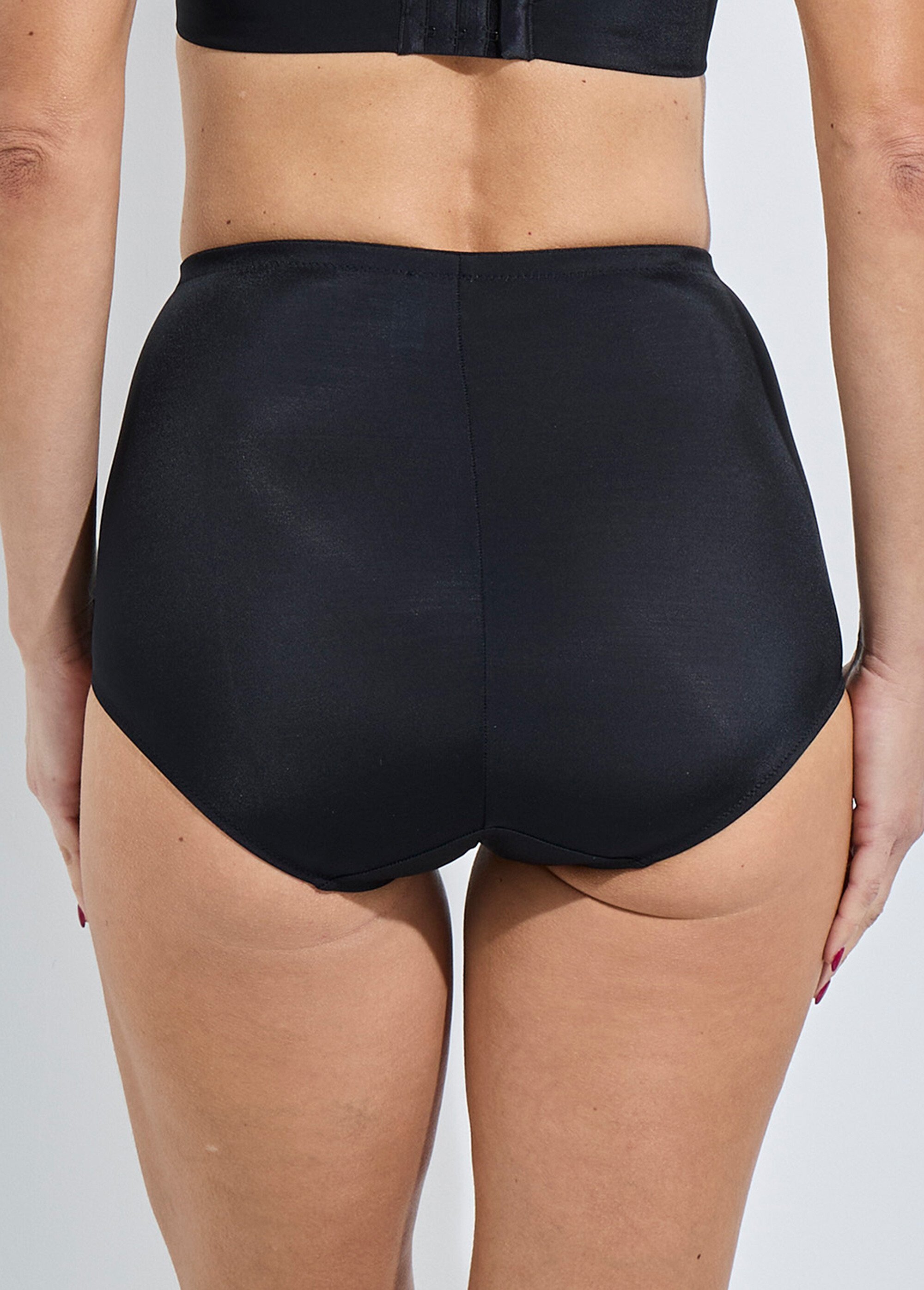 Gaine-culotte effet ventre plat dentelle Femme Noir VITRETA DO1