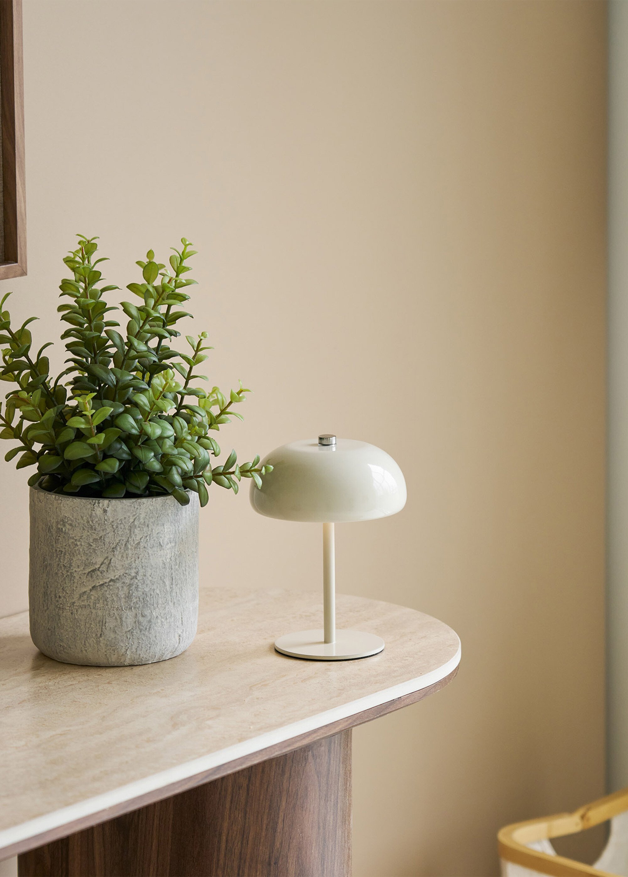 Lampe à poser rechargeable claire MARGATE BEIGE HN-6700006 SI1