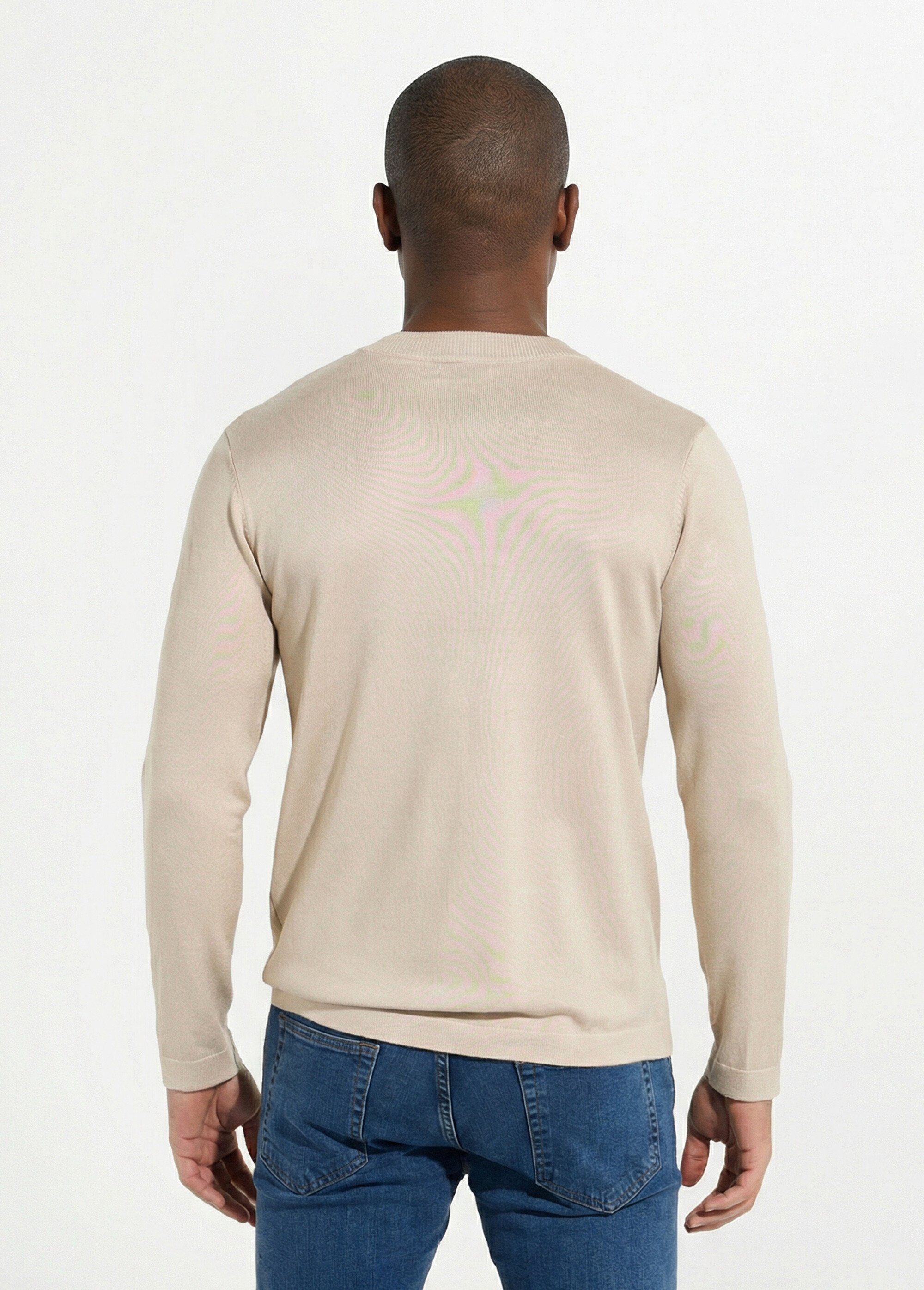 Pull en fine maille avec col montant