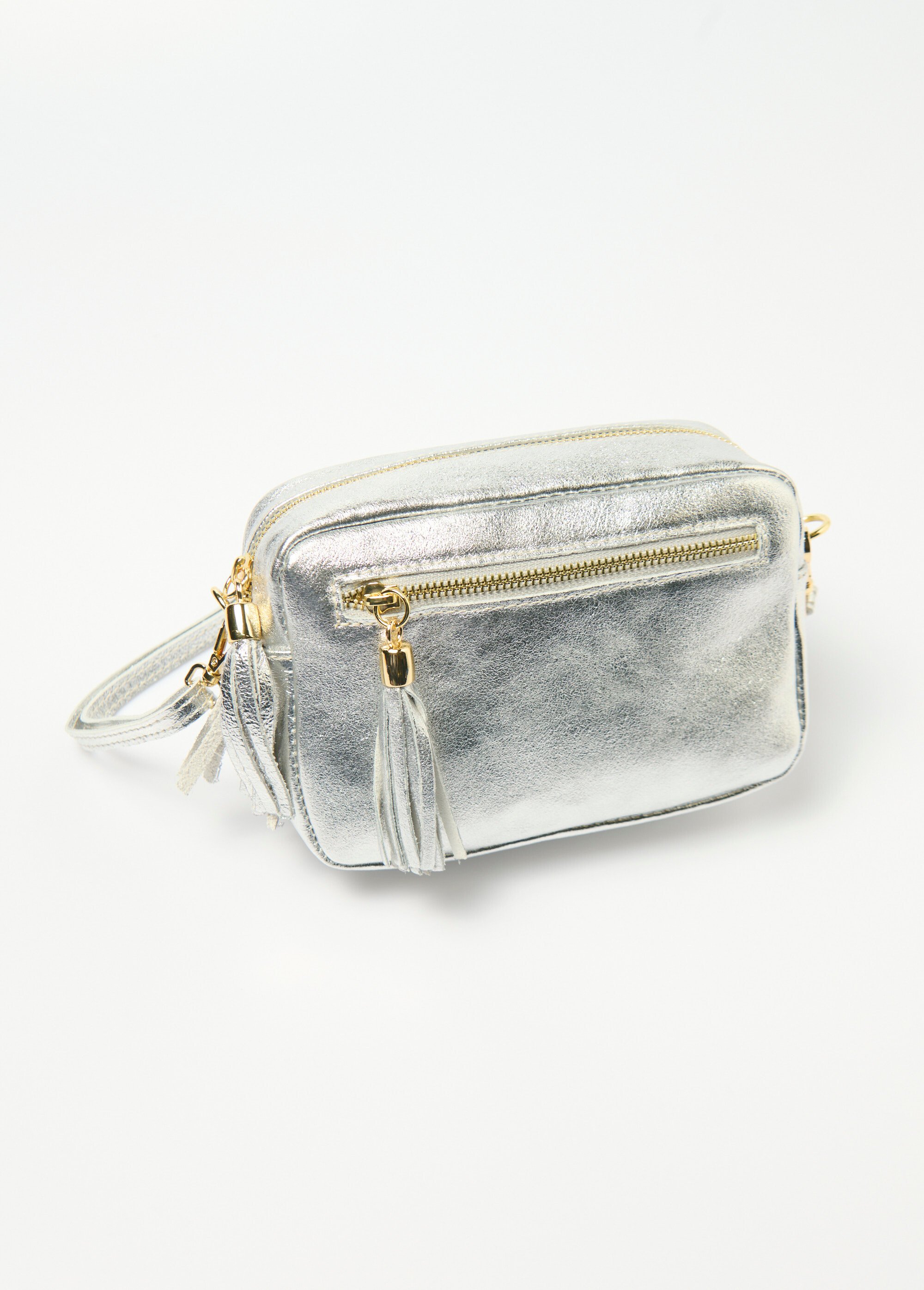 Sac à main cuir forme pochette