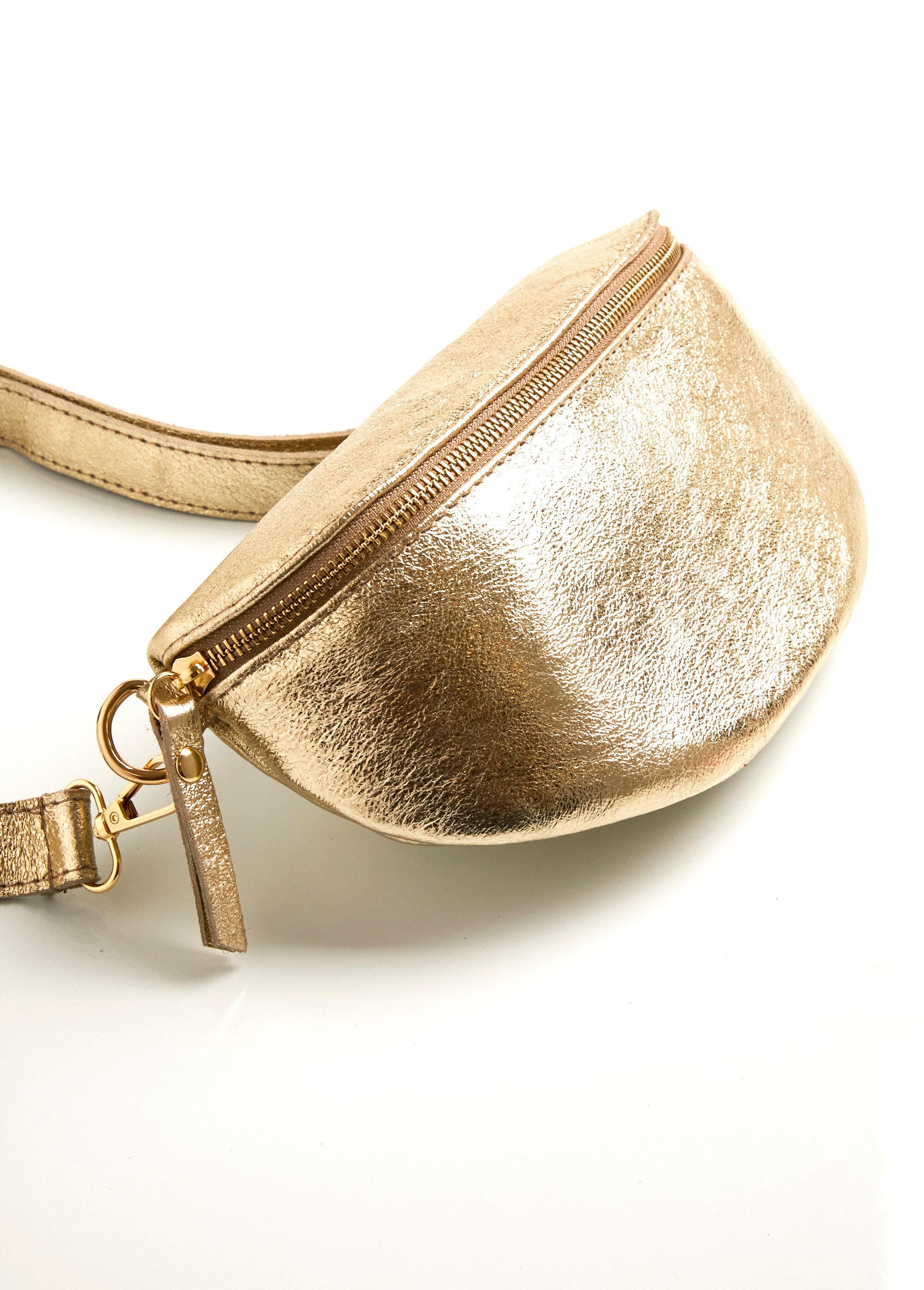 Sac banane cuir bandoulière moyen modèle