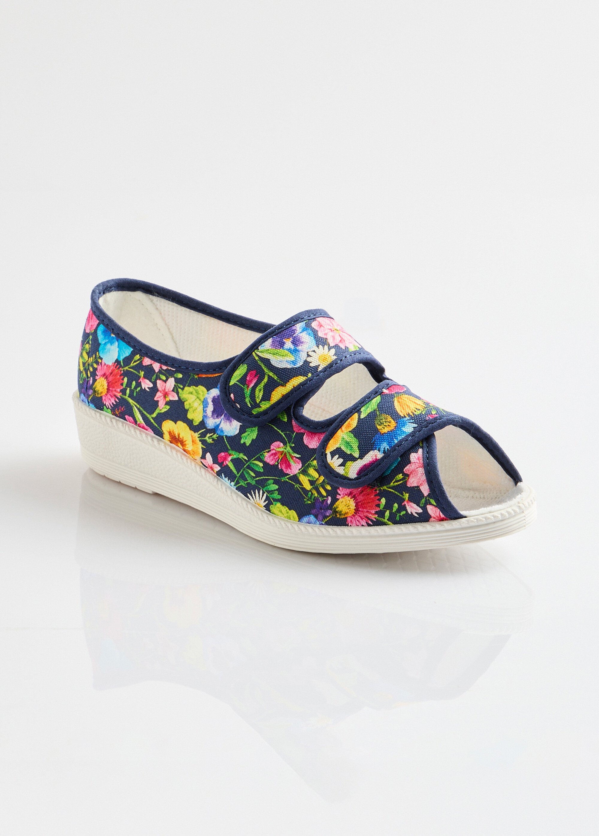 Sandales largeur confort bout ouvert Femme Bleu OCTAVIUS FA1