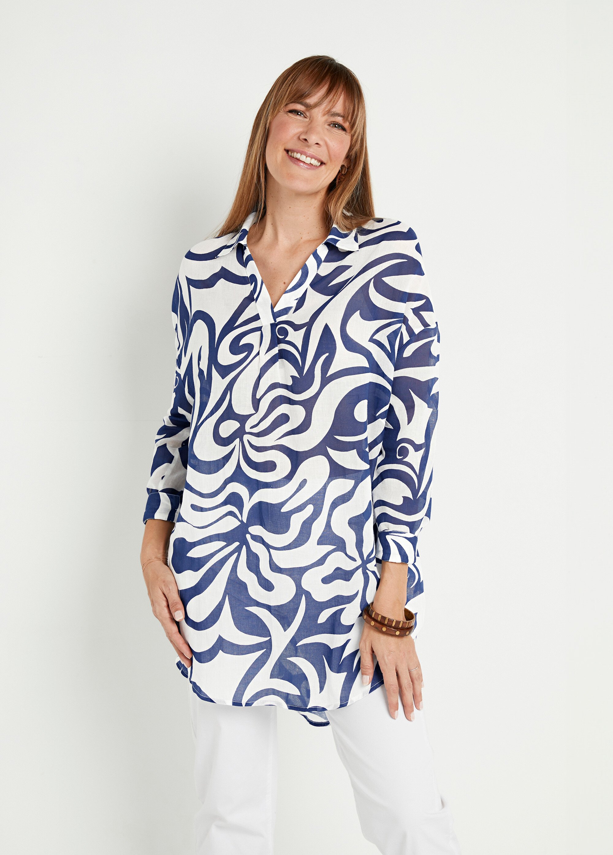 Tunique gaze de coton - Le Comptoir Maritime