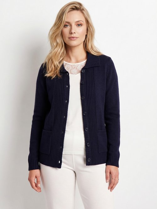 Veste gilet court épais Femme Bleu MIREILLE FA1