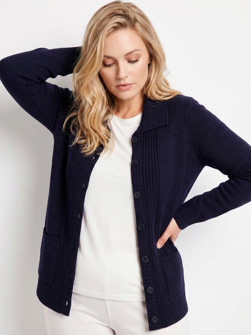 Veste gilet court épais Femme Bleu MIREILLE MV1