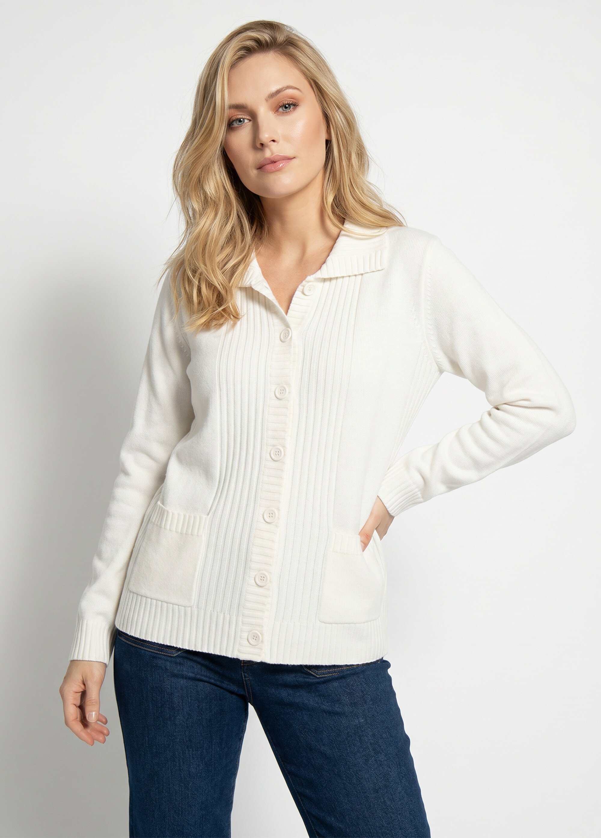 Veste gilet court épais Femme Beige MIREILLE FA1