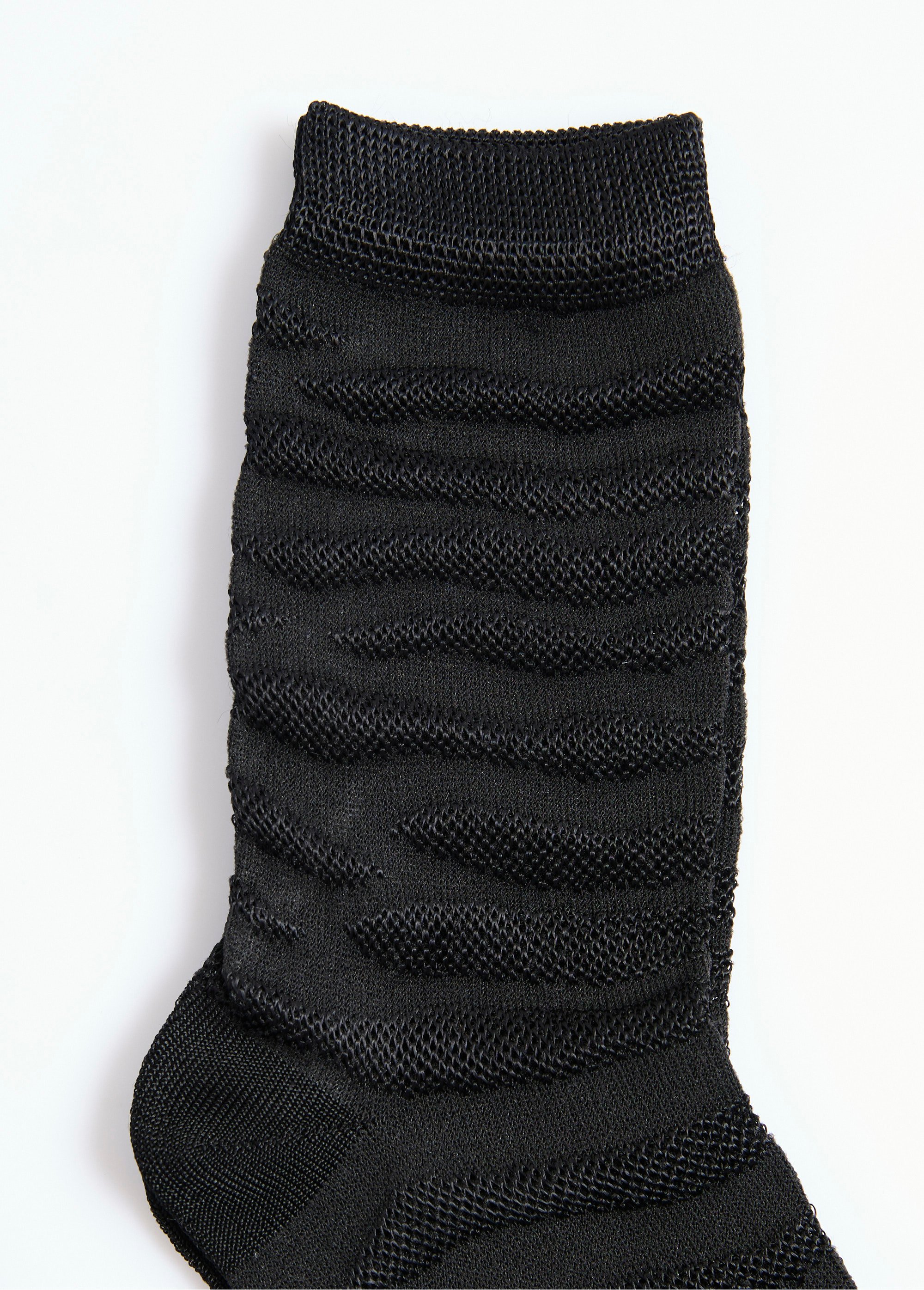 Chaussettes fines avec motifs assortis Femme Noir BEN13891387 DE3