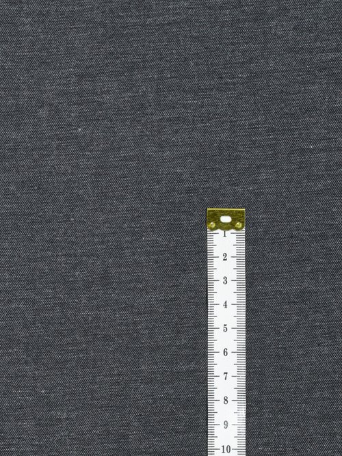 Coupon tissu habillement chambray, plomb GRIS COT142210B DE1