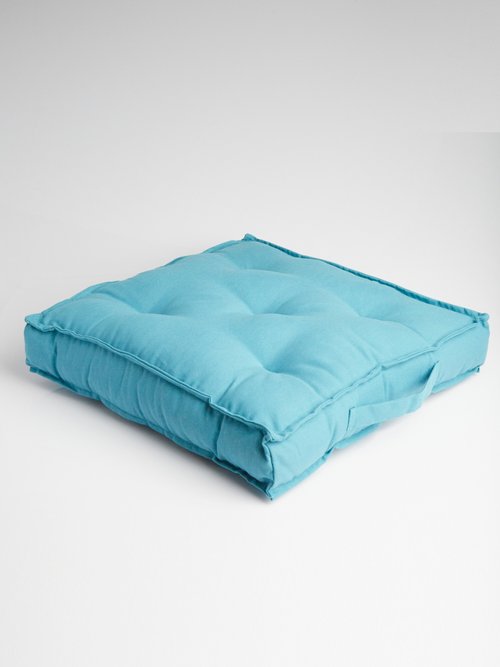 Coussin de sol capitonné uni Vert RICTUS FA1