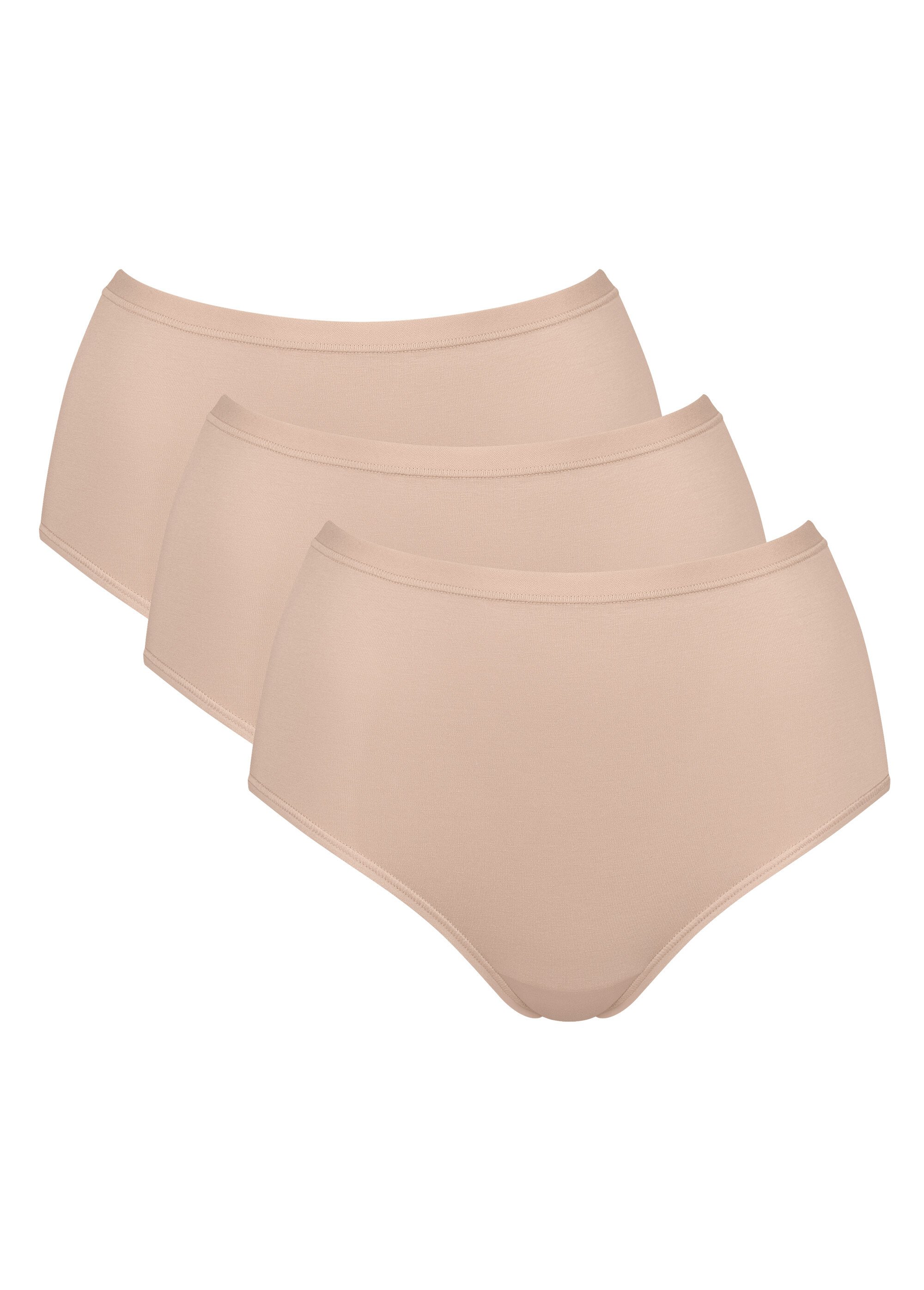 Culottes en coton BIO stretch GO DAILY Femme Beige SLOGGI GO DAILY AP1