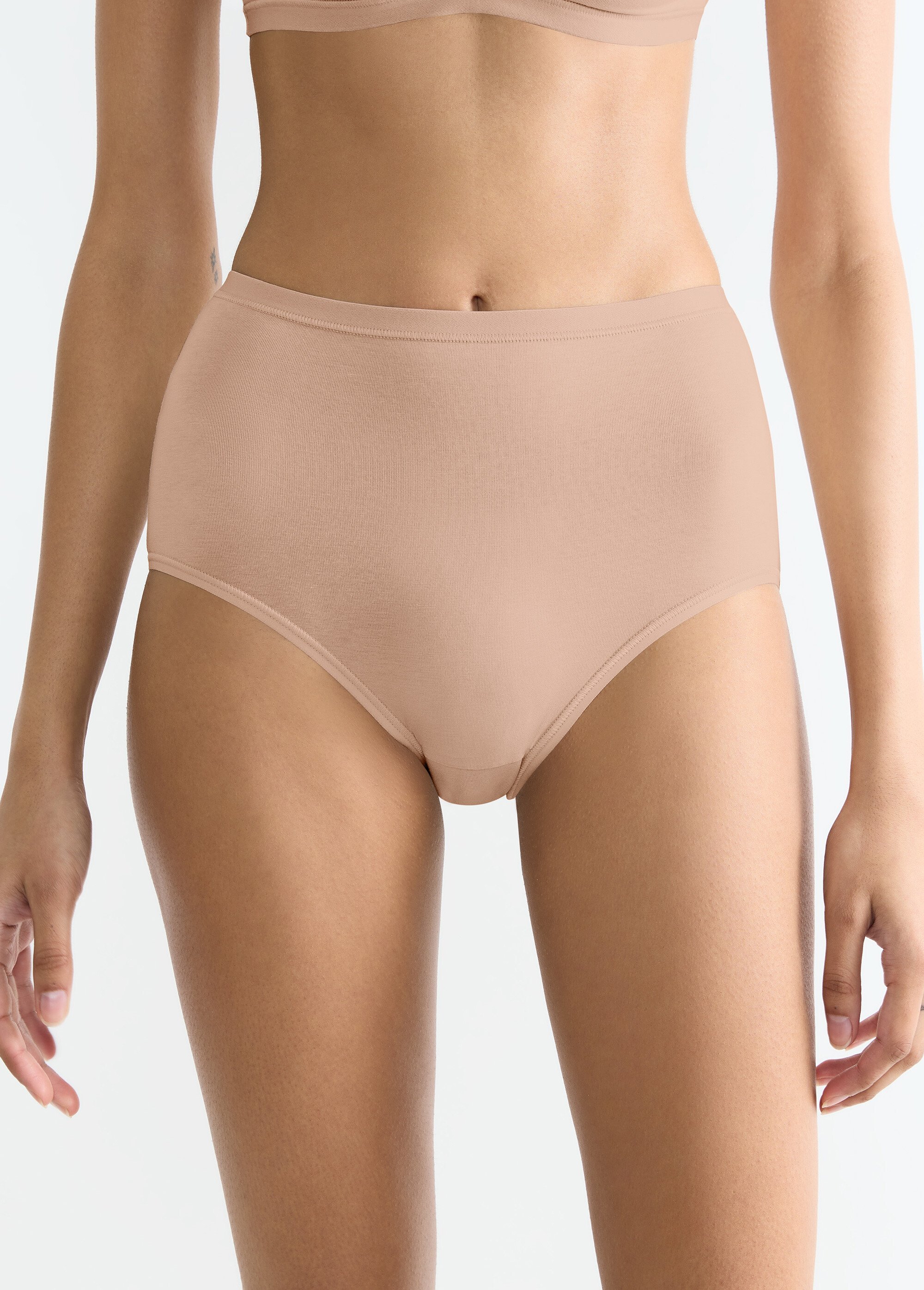 Culottes en coton BIO stretch GO DAILY Femme Beige SLOGGI GO DAILY FA1