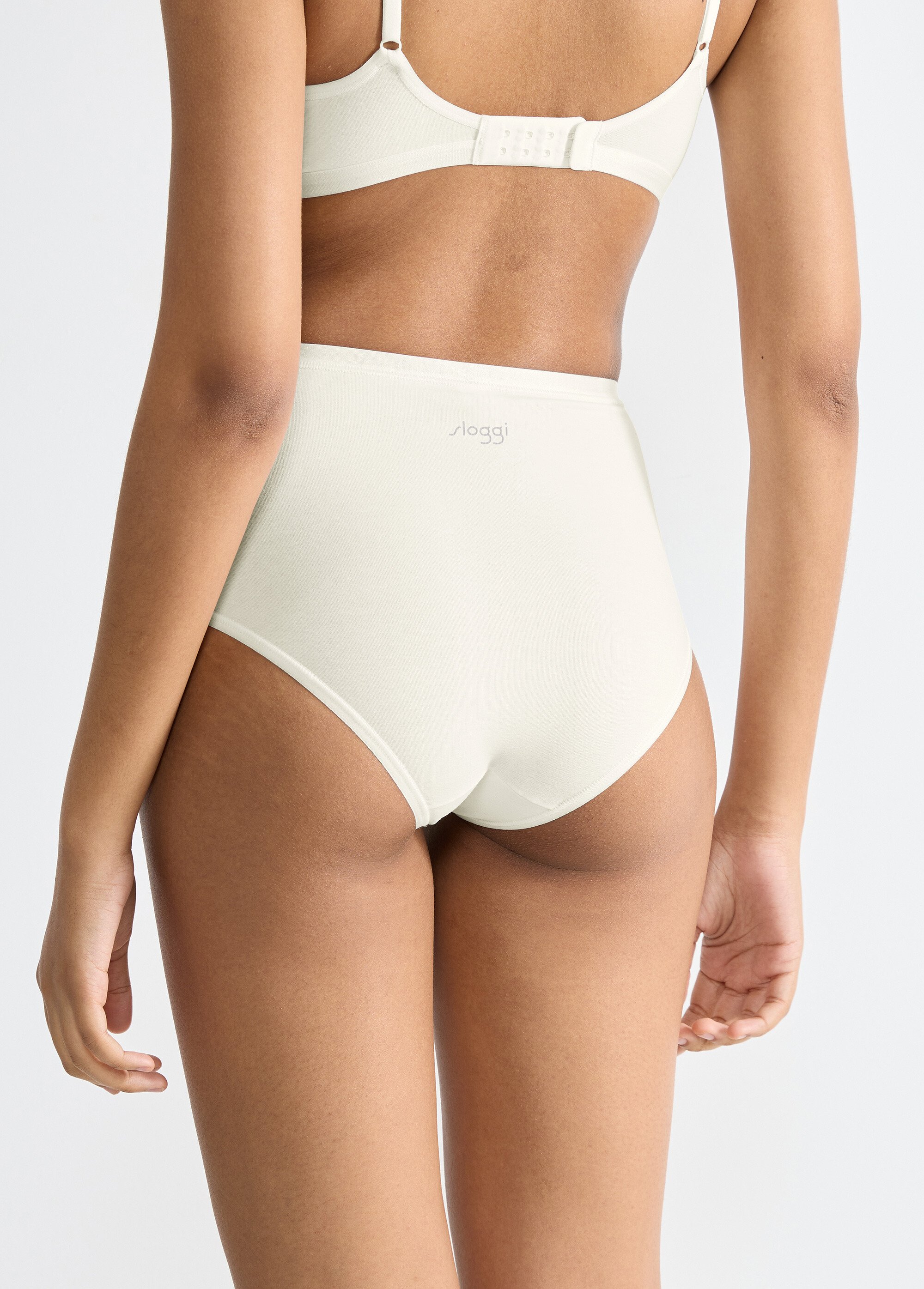 Culottes en coton BIO stretch GO DAILY Femme Beige SLOGGI GO DAILY DO1