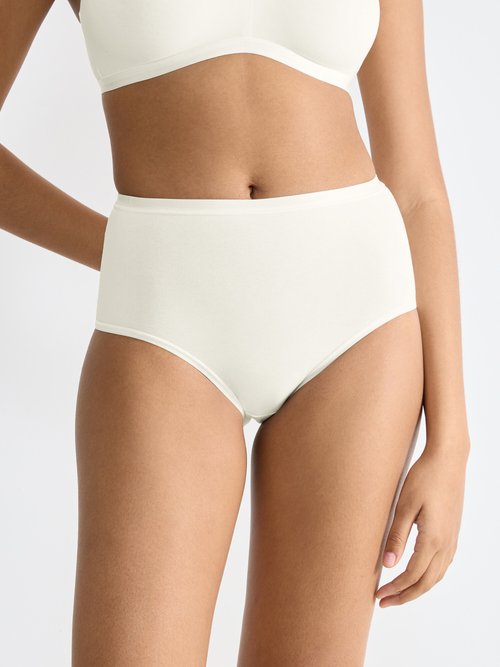 Culottes en coton BIO stretch GO DAILY Femme Beige SLOGGI GO DAILY FA1