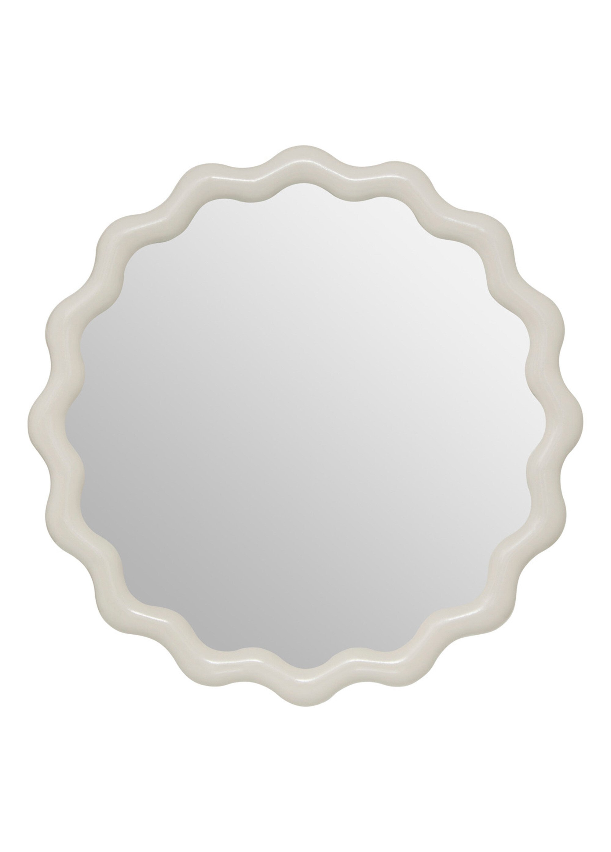 Set de 3 miroirs bords festonnés vagues