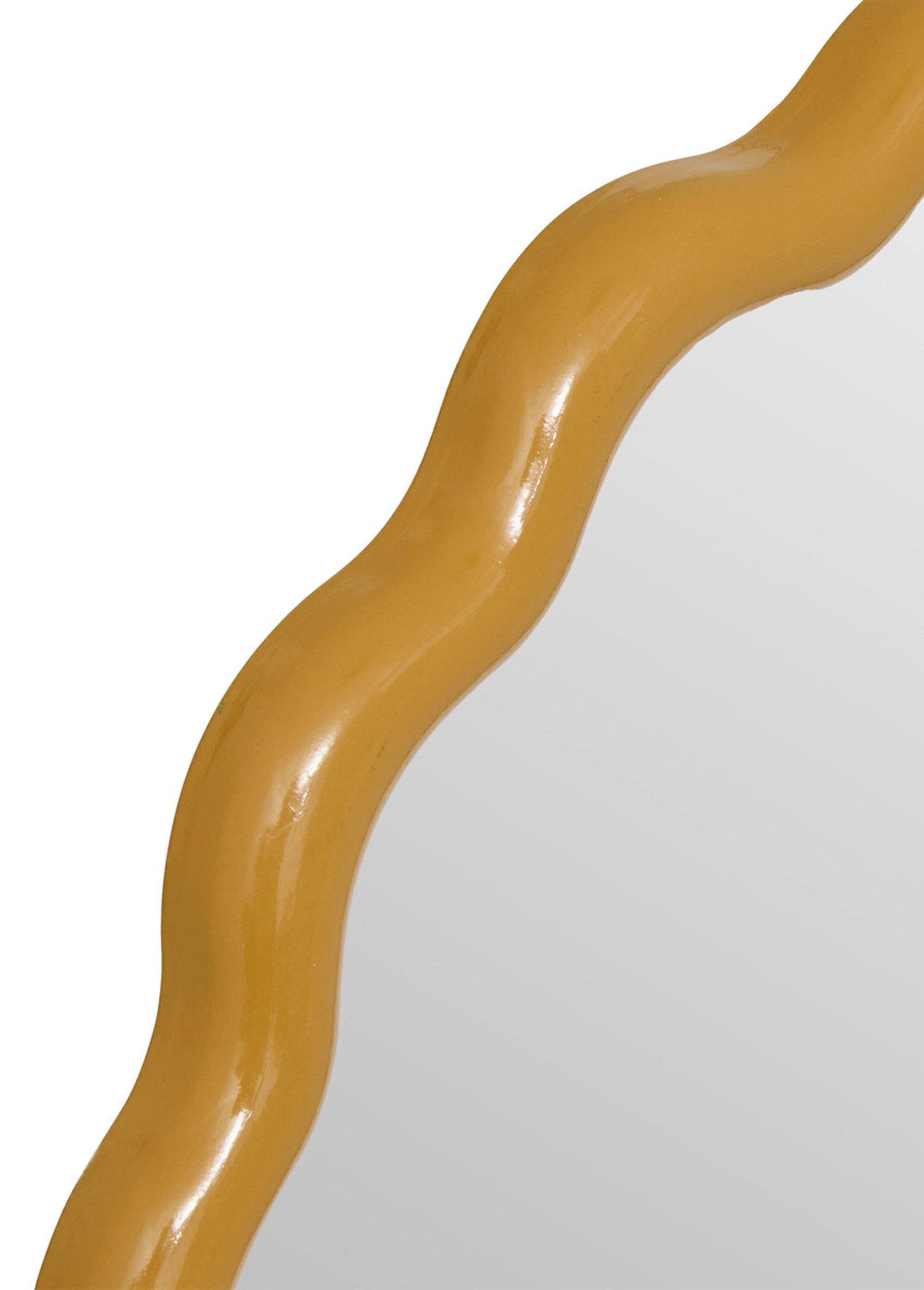 Set de 3 miroirs bords festonnés vagues Vert JJA-210439 DE2