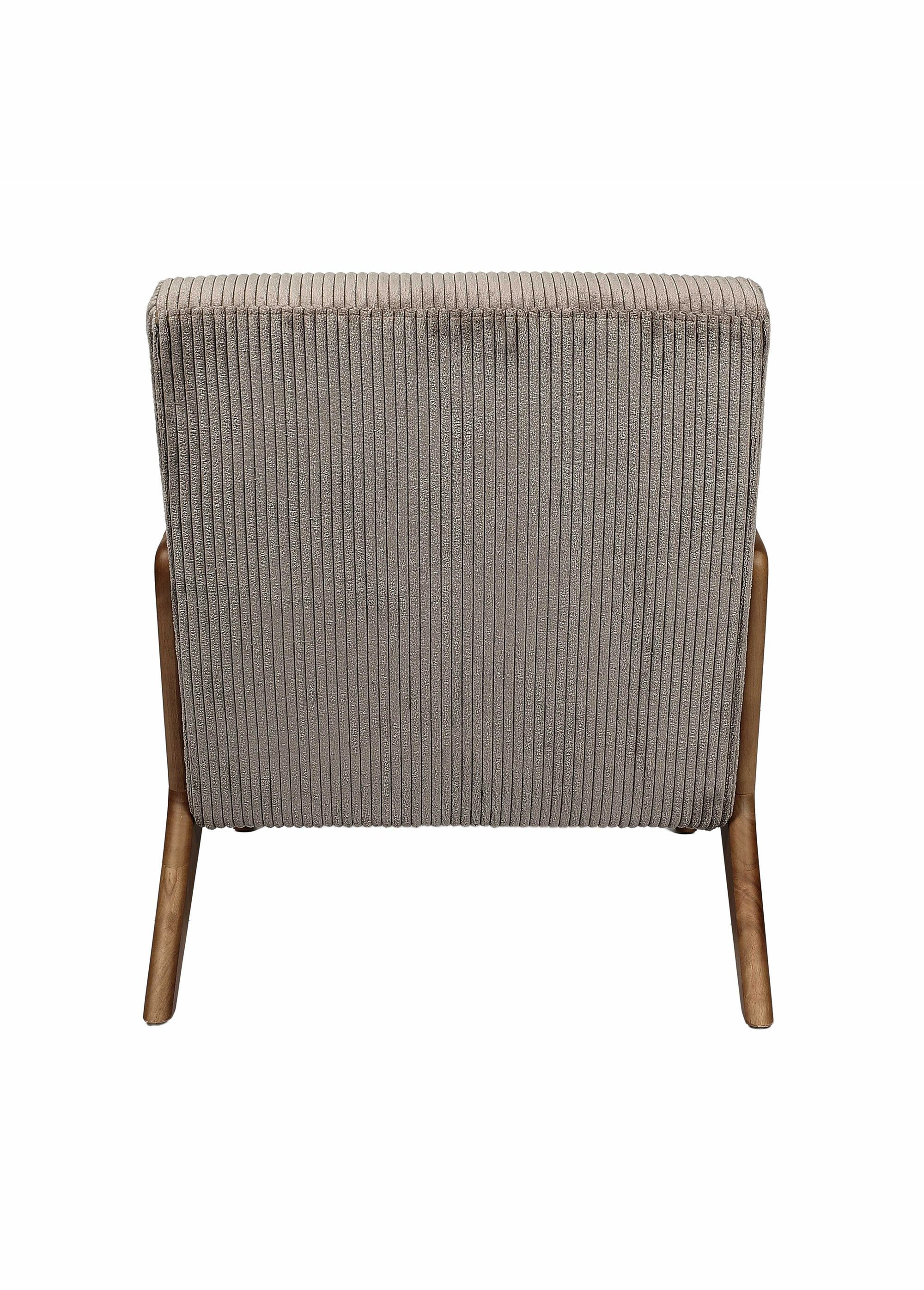 Fauteuil lounge en velours cotelé 2T MARRON CMP-HD0348 DO1