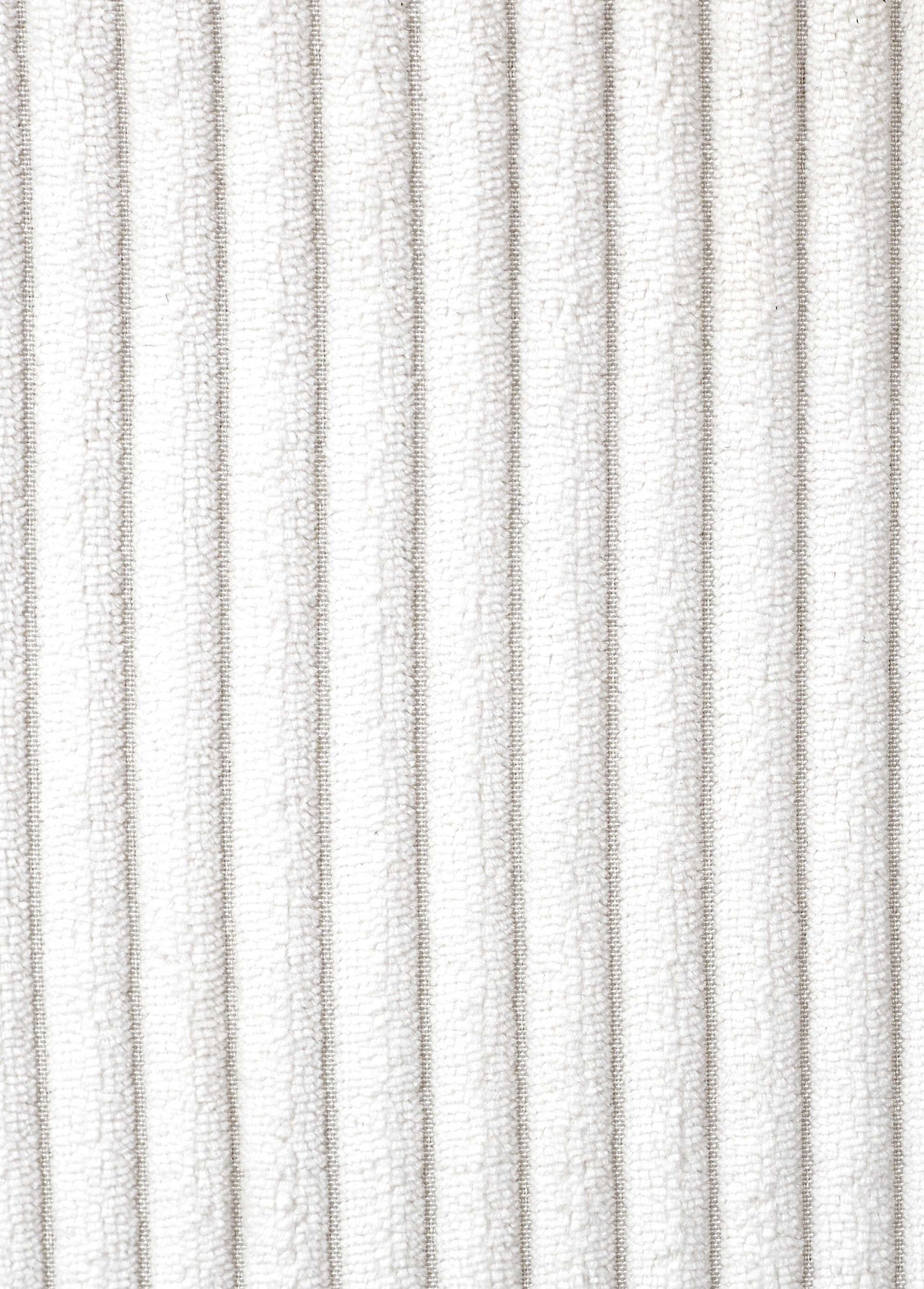 Fauteuil lounge en velours cotelé 3B BLANC CASSE CMP-HD0349 DE1