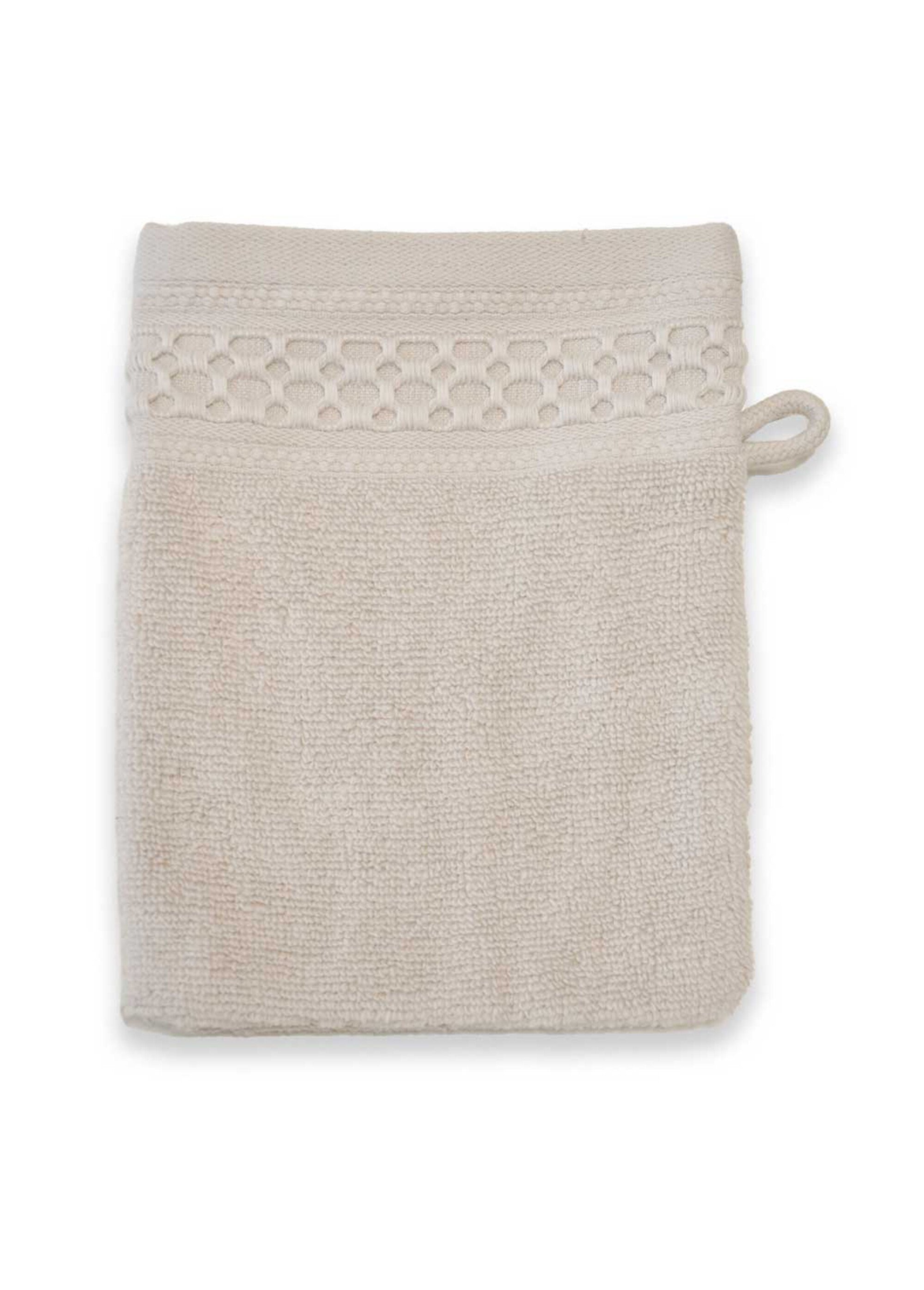 Gant de toilette en éponge pur coton